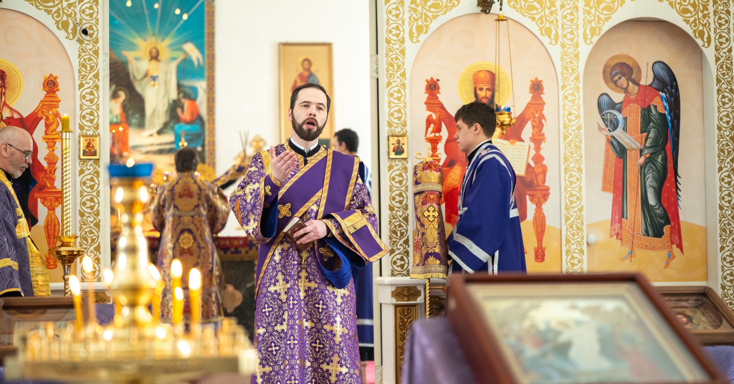 Божественная литургия и хиротония во иеродиакона монаха Флавиана (Горбаткова)