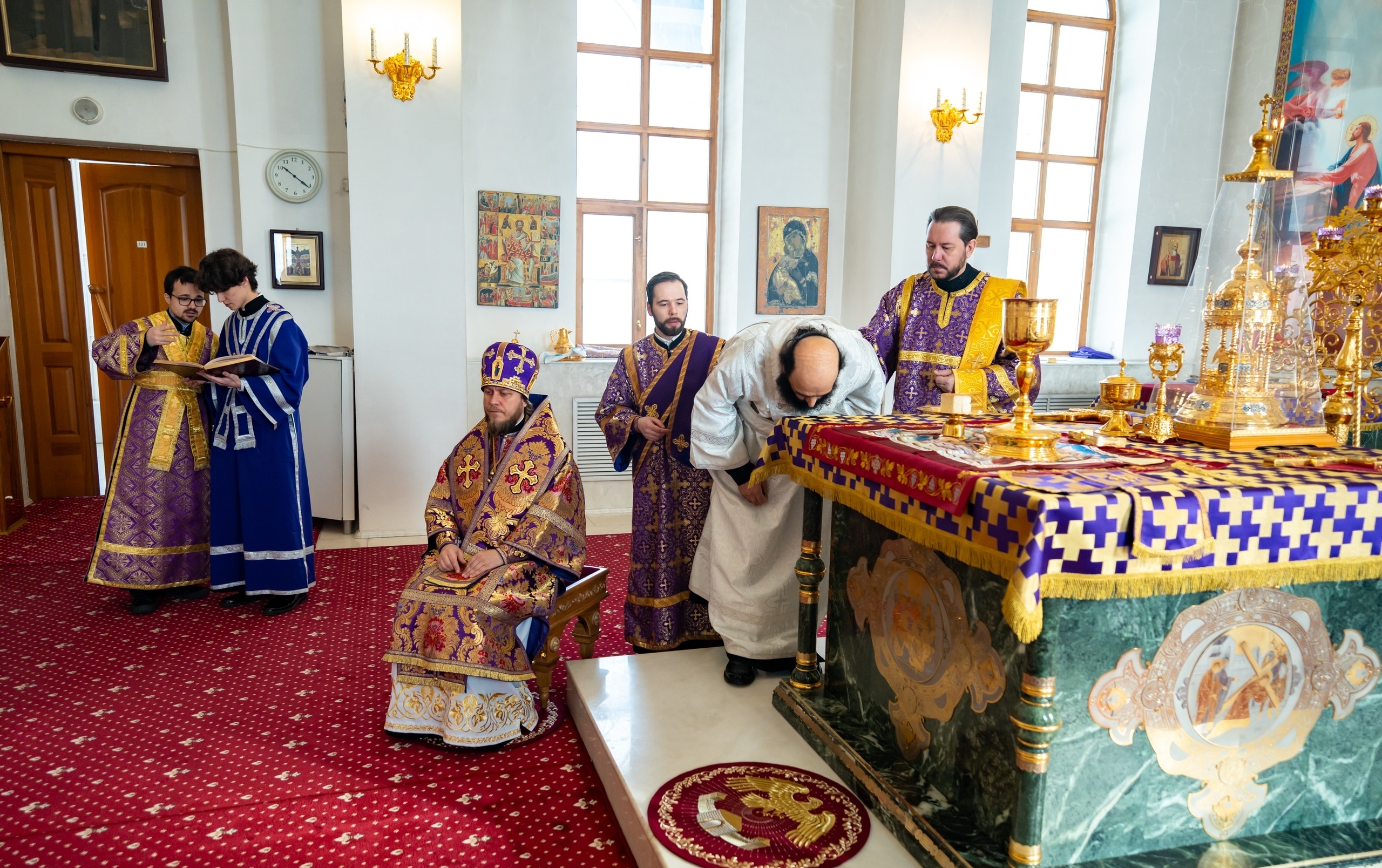 Божественная литургия и хиротония во иеродиакона монаха Флавиана (Горбаткова)