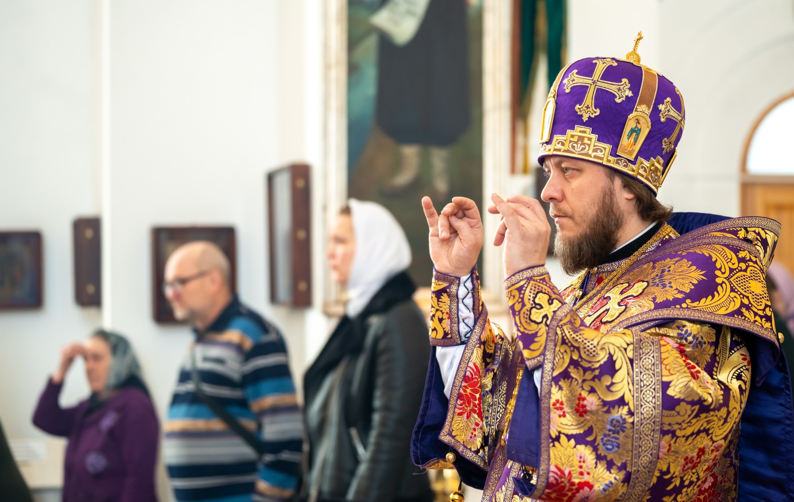 Божественная литургия и хиротония во иеродиакона монаха Флавиана (Горбаткова)