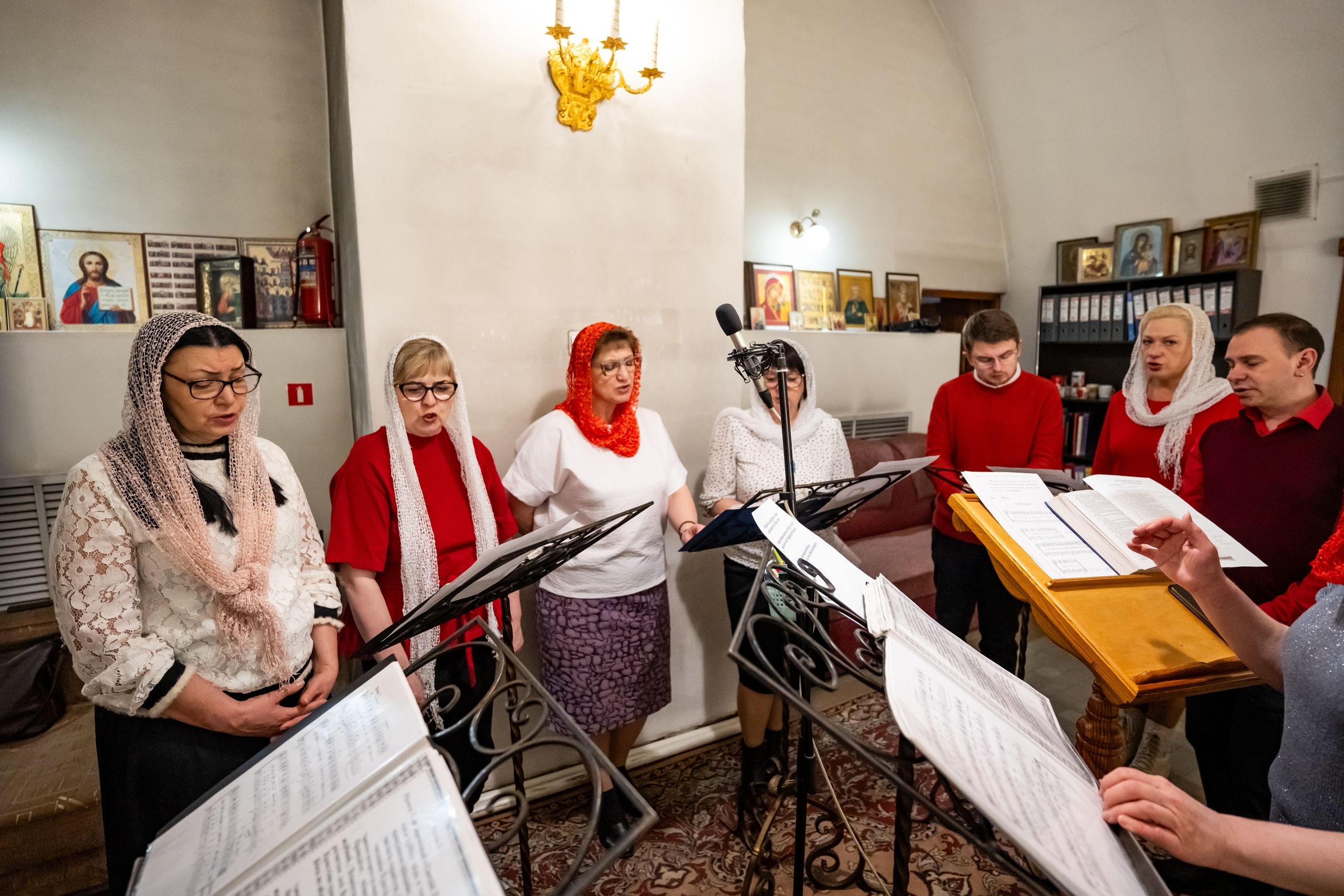 Пасхальное богослужение в Серафимовском кафедральном соборе