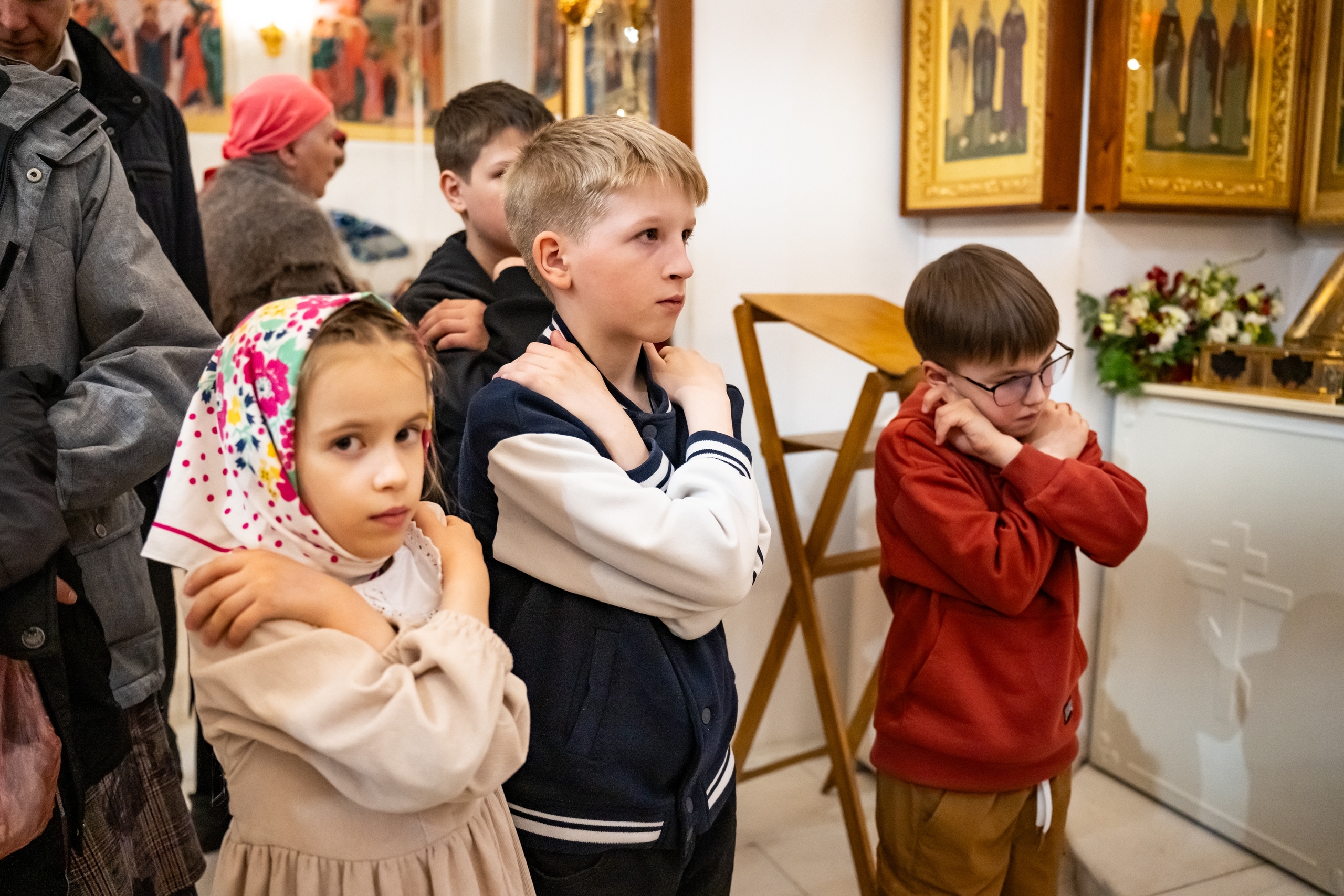 Пасхальное богослужение в Серафимовском кафедральном соборе