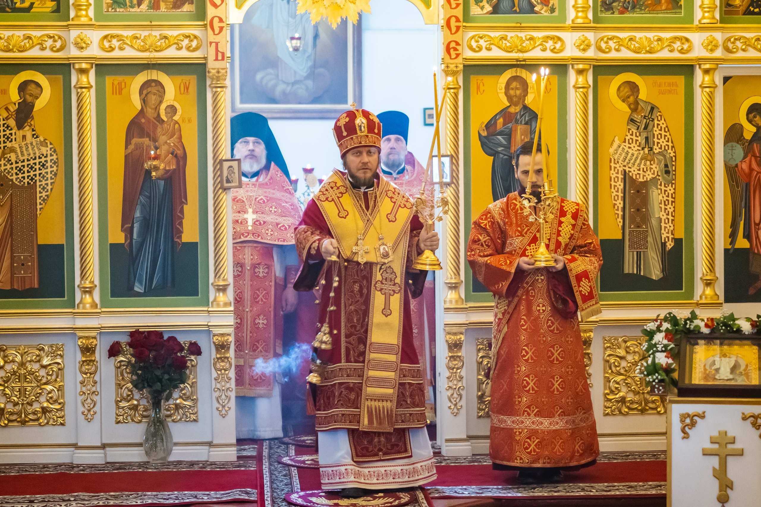 Литургия Светлого Понедельника в Иоанно-Златоустовском храме г. Златоуст