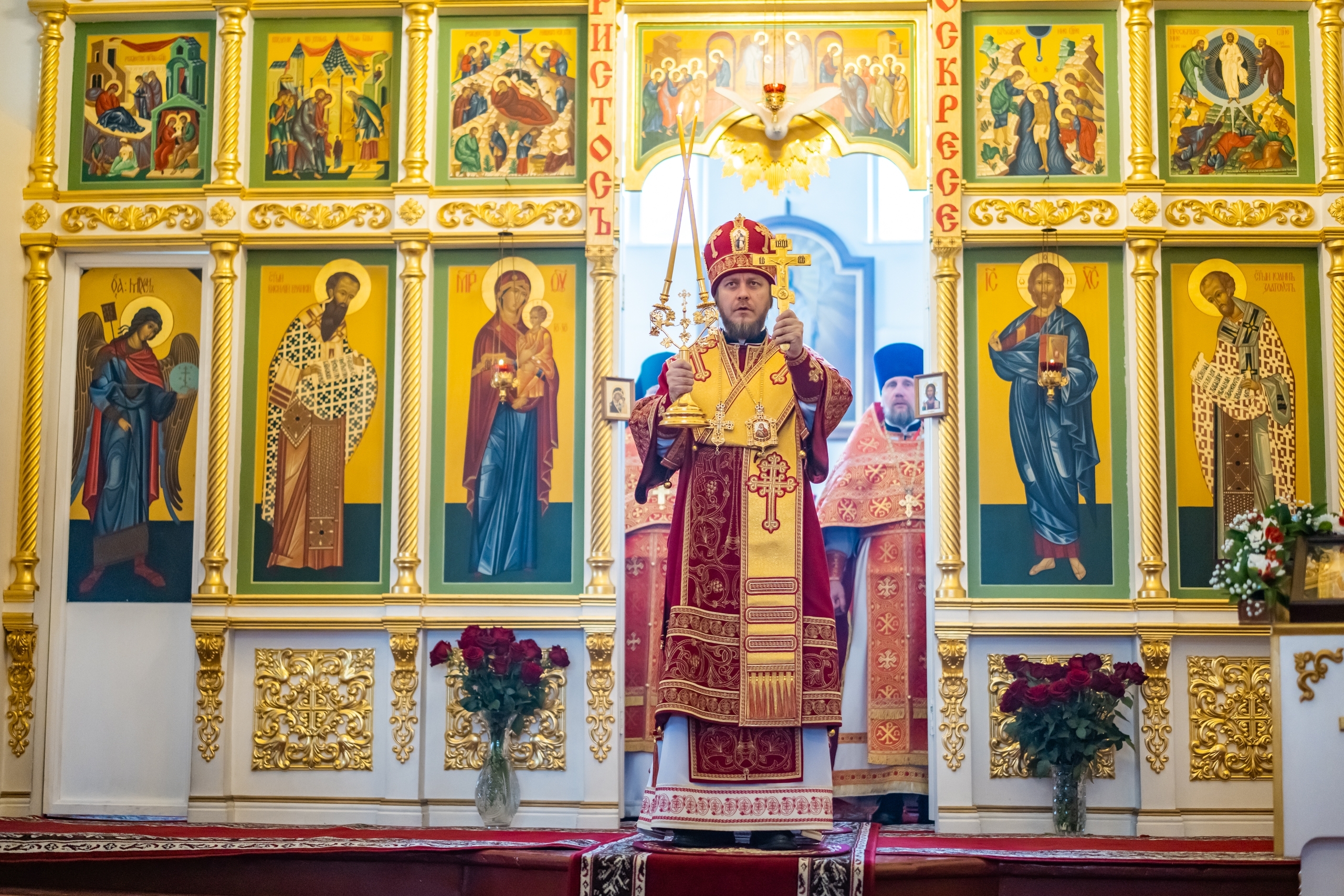 Литургия Светлого Понедельника в Иоанно-Златоустовском храме г. Златоуст