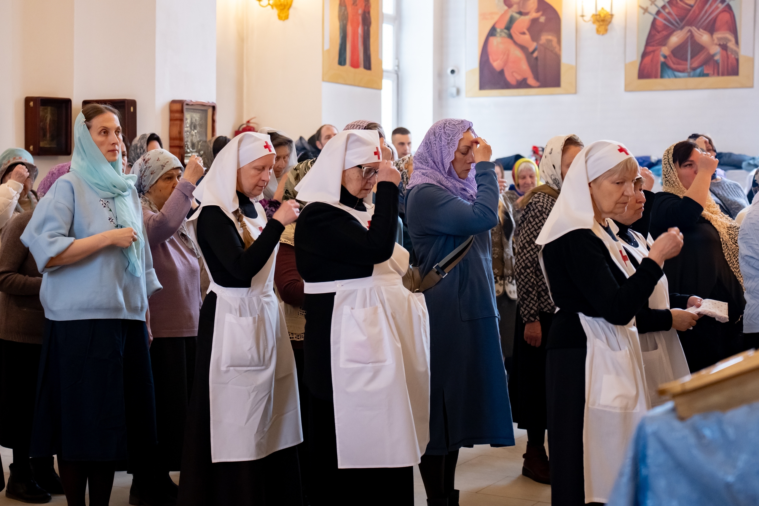 Литургия на Благовещение в Серафимовском кафедральном соборе