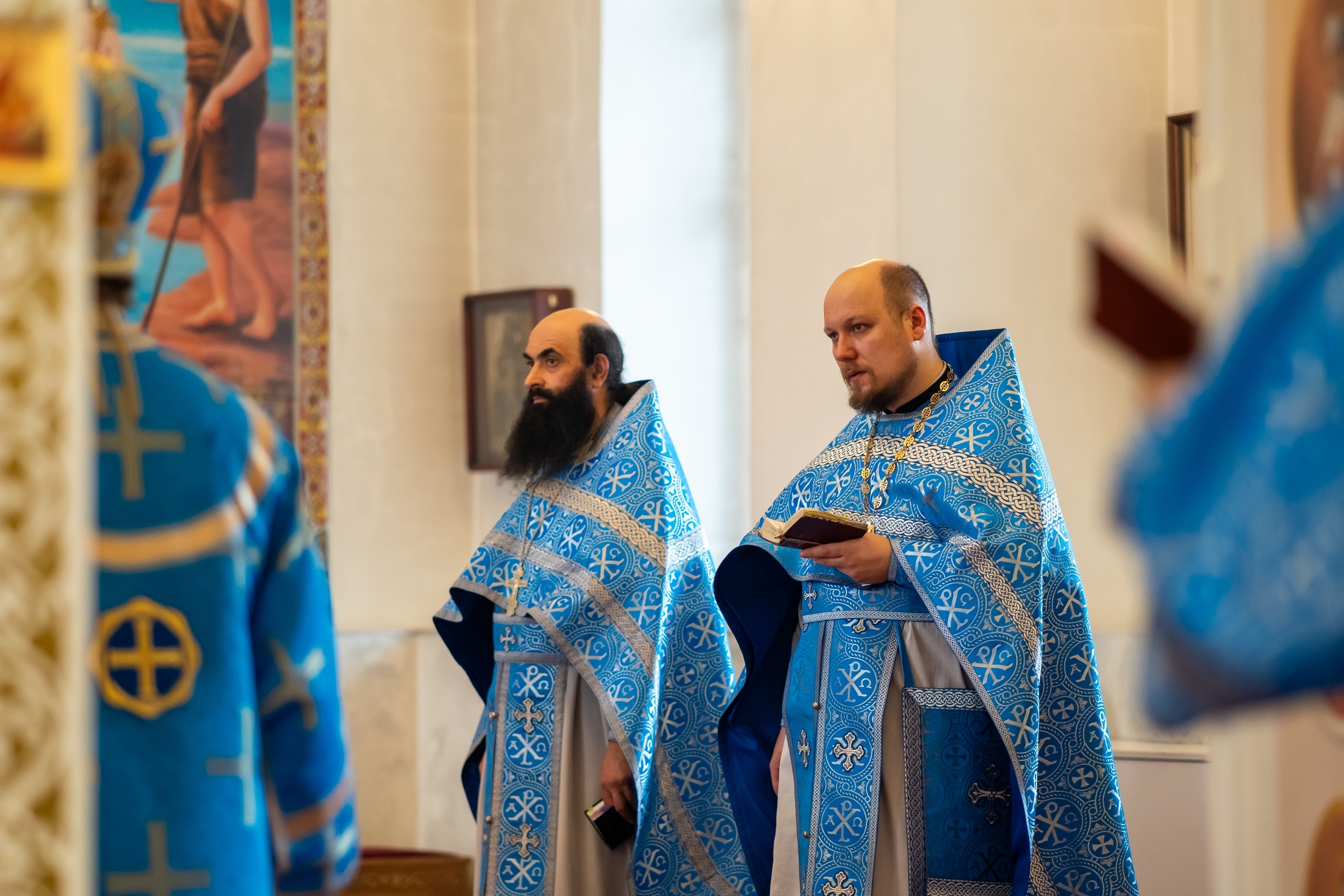 Литургия на Благовещение в Серафимовском кафедральном соборе
