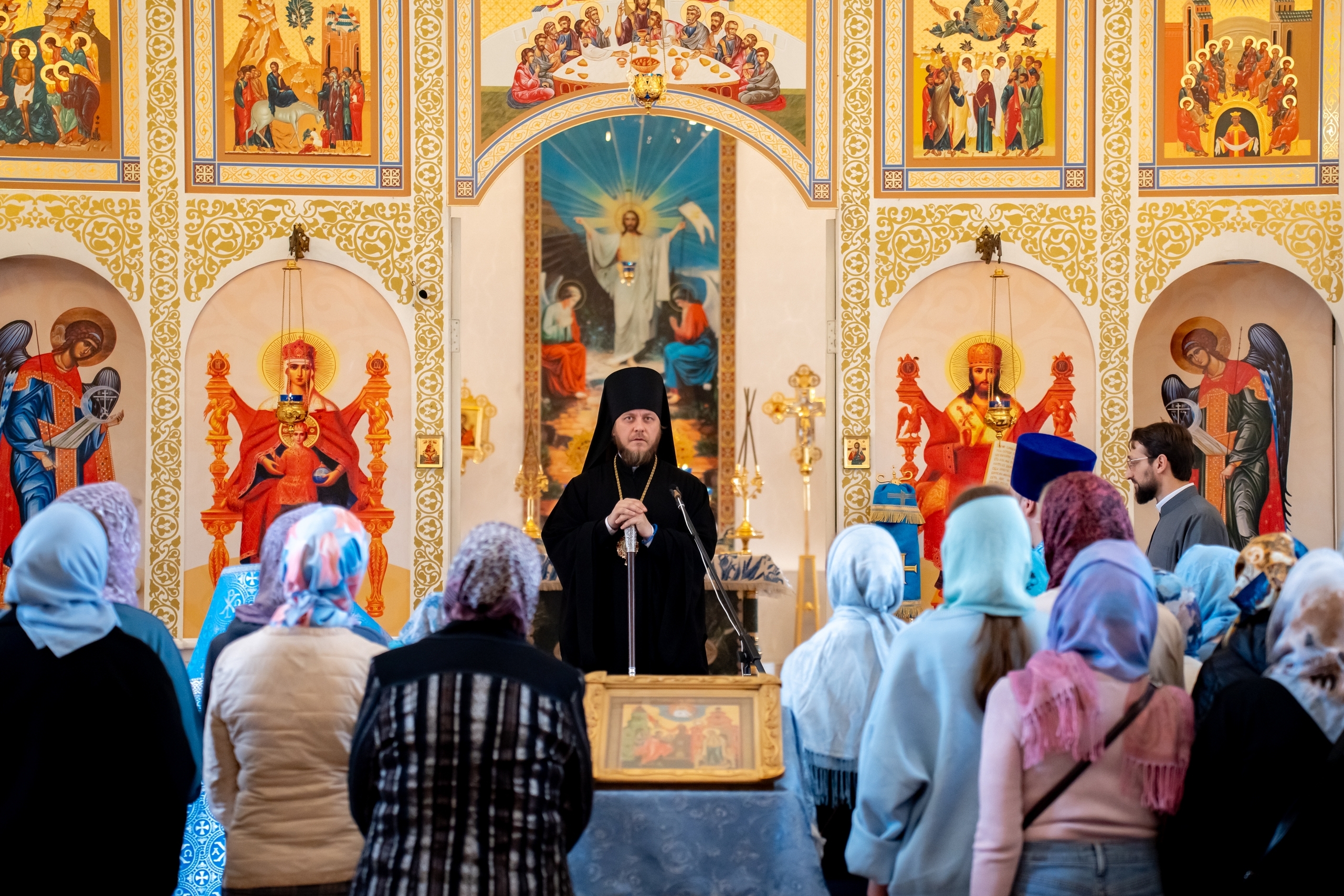 Литургия на Благовещение в Серафимовском кафедральном соборе