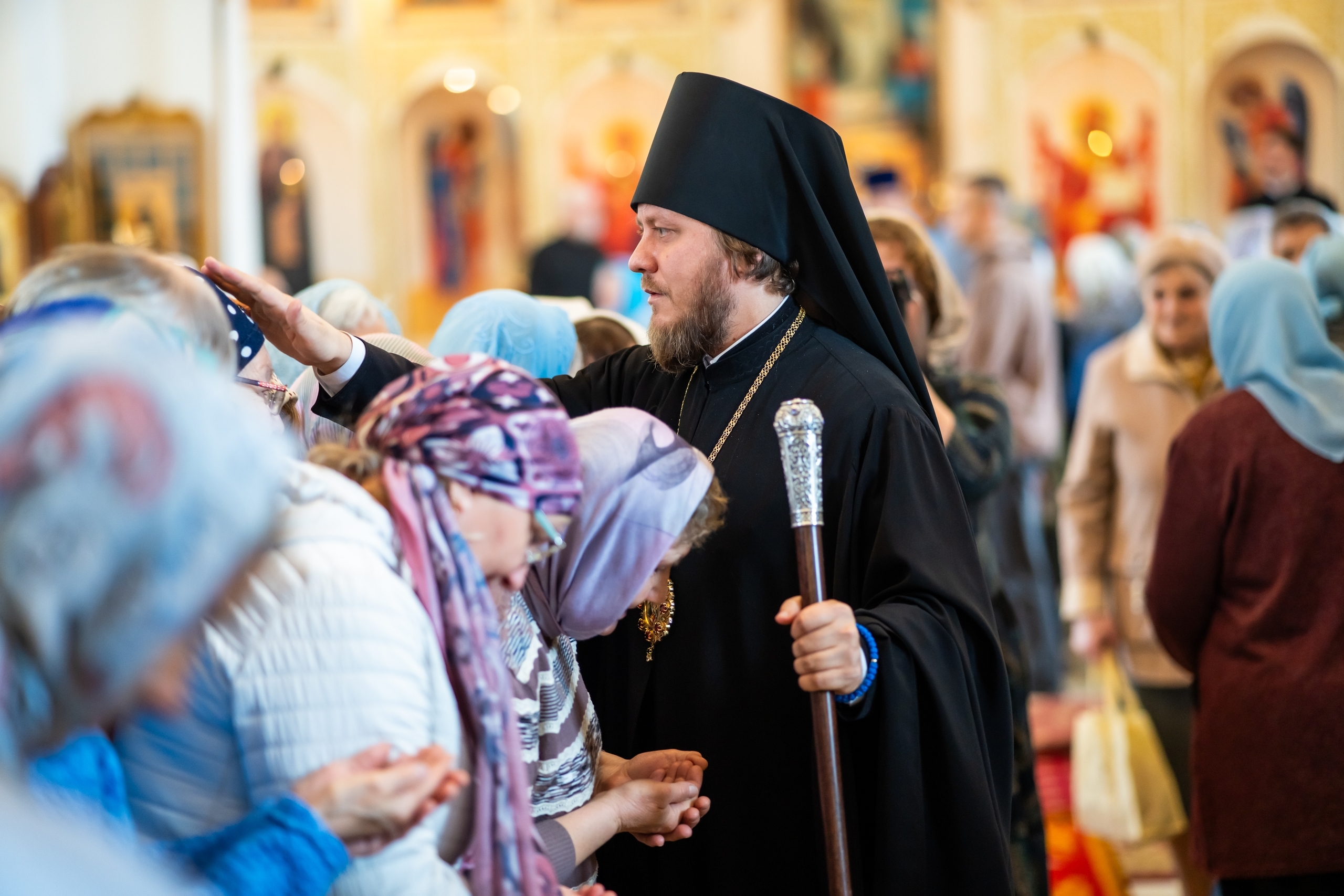 Литургия на Благовещение в Серафимовском кафедральном соборе