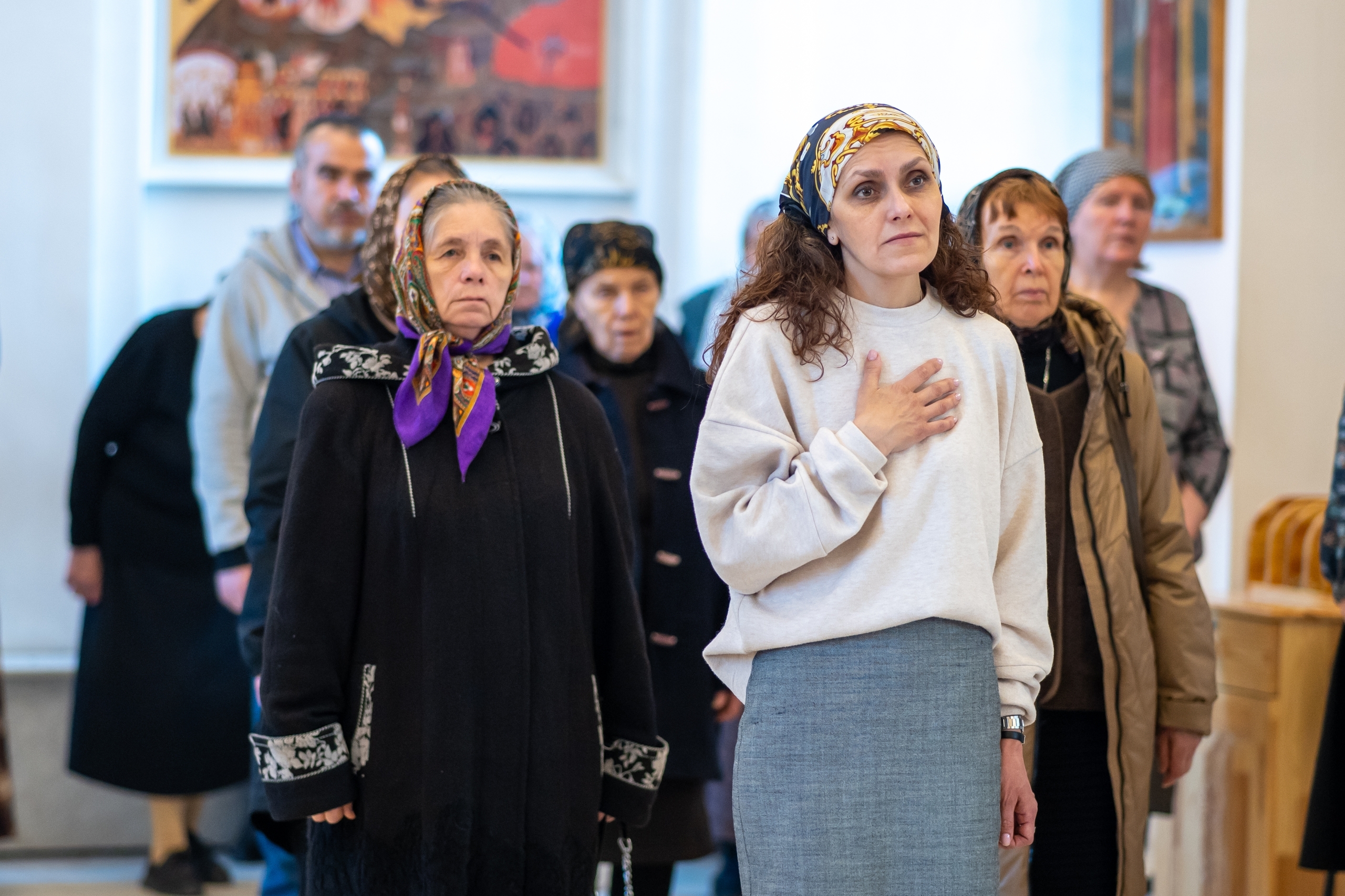 Литургия в Четверг Страстной седмицы в Серафимовском кафедральном соборе
