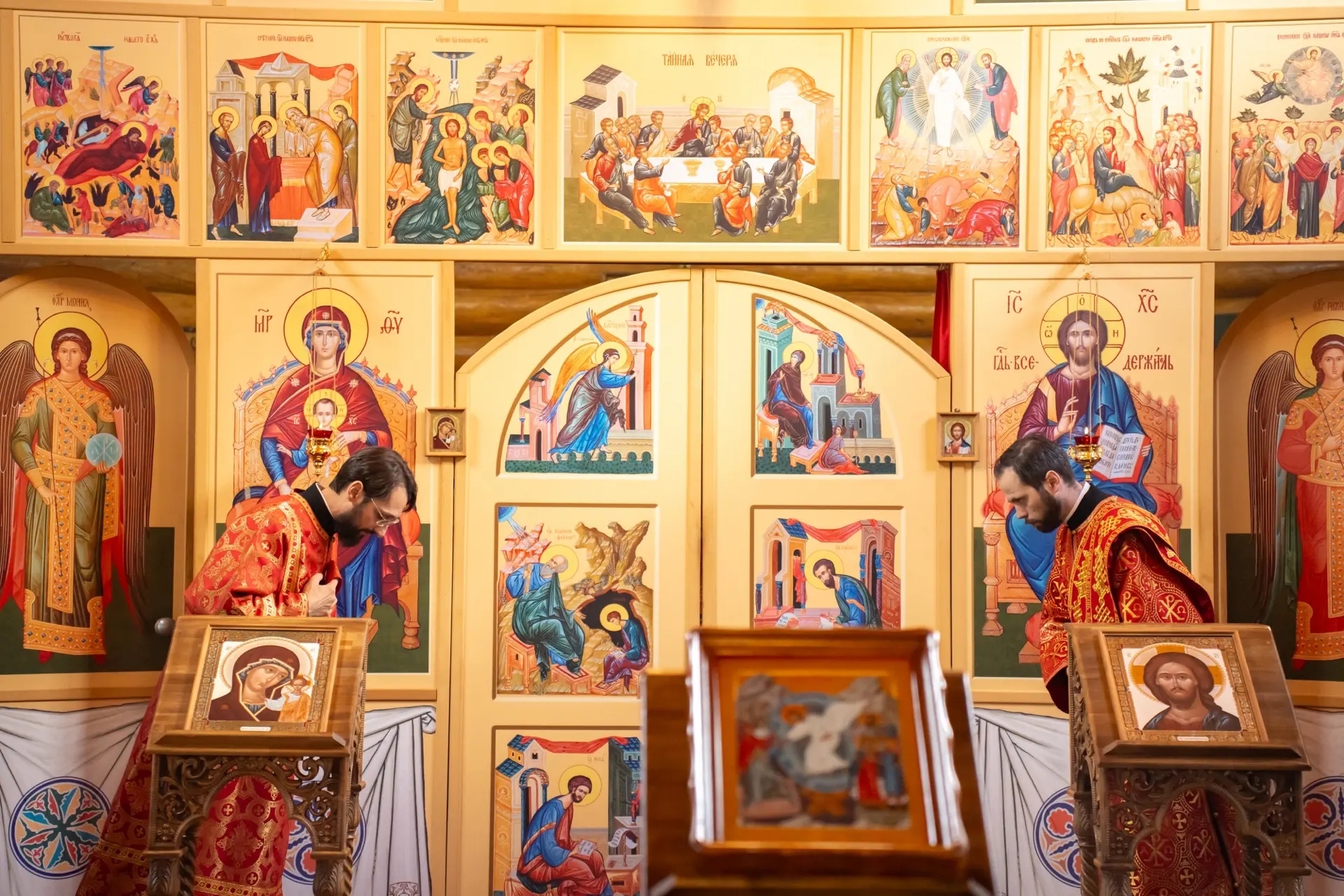 Всенощное бдение в Спиридоновском храме п. Межевой