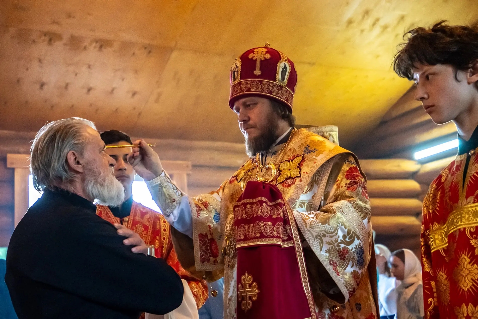 Всенощное бдение в Спиридоновском храме п. Межевой