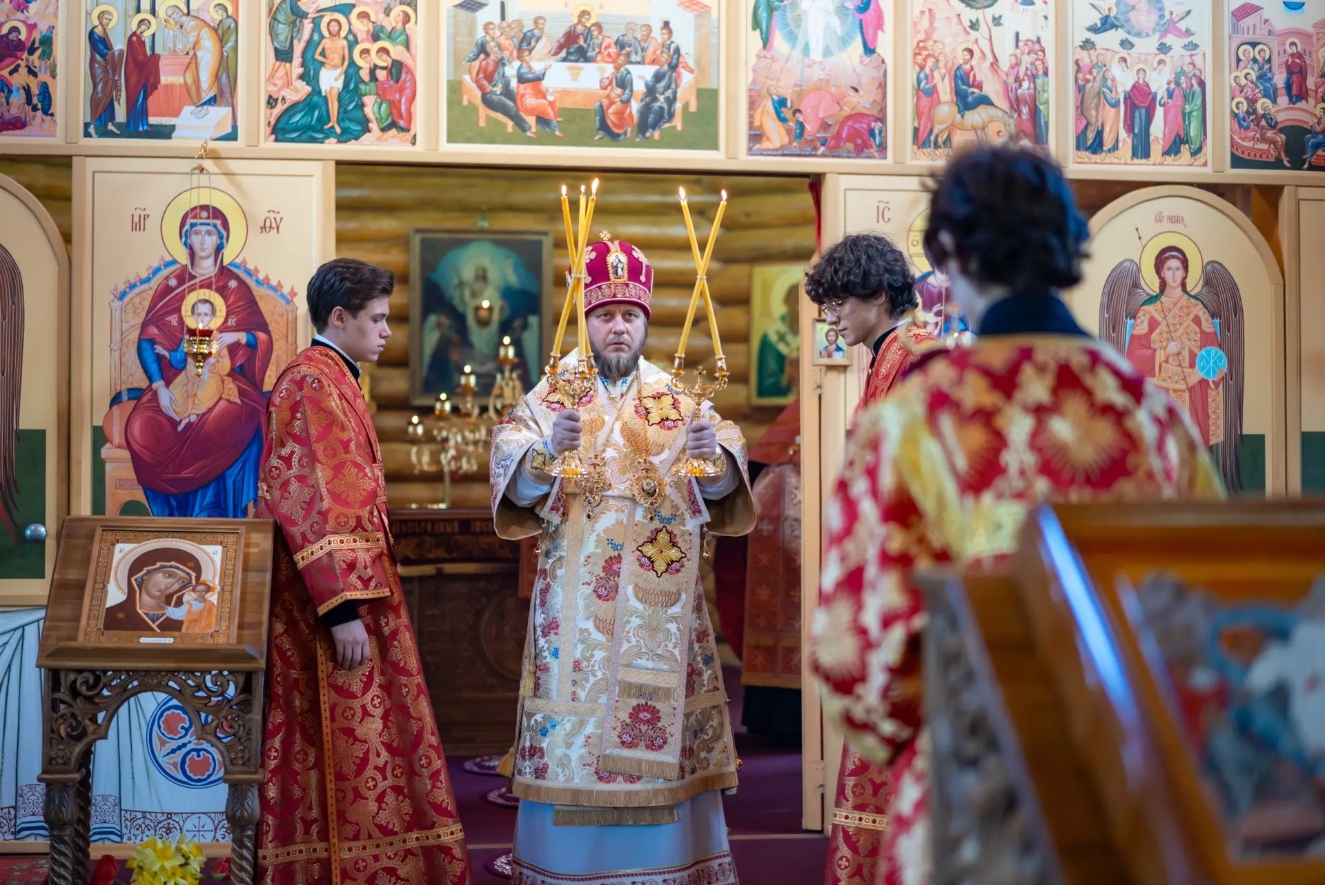 Всенощное бдение в Спиридоновском храме п. Межевой