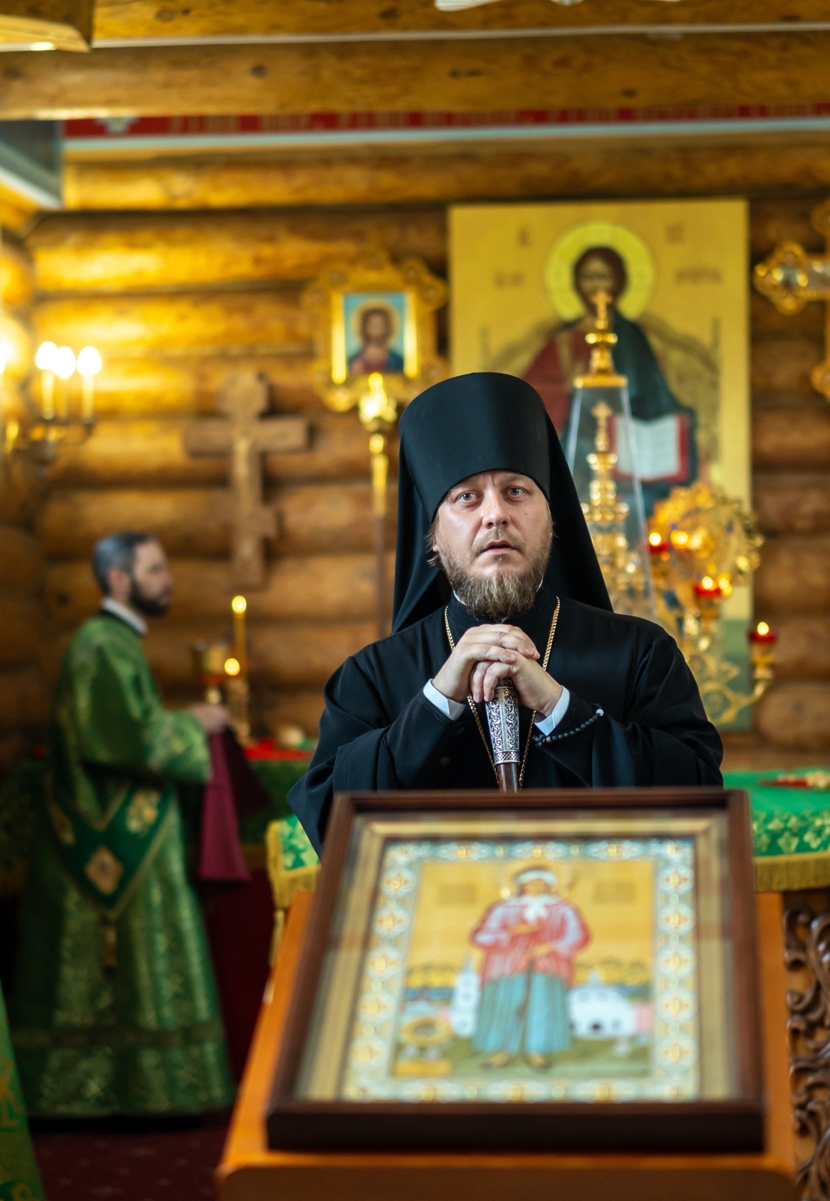 Литургия в храме блж. Ксении Петербургской в с. Куваши