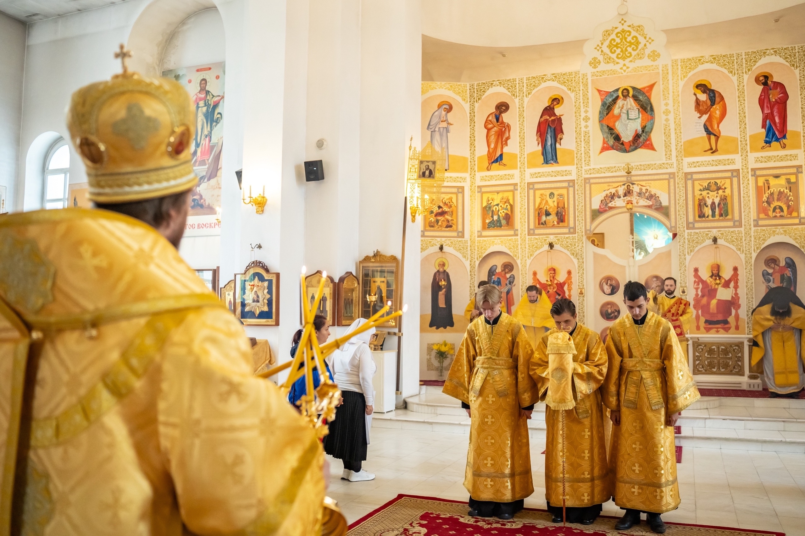Литургия в Неделю 7-ую по Пятидесятнице. Диаконская хиротония Александра Мысливчука
