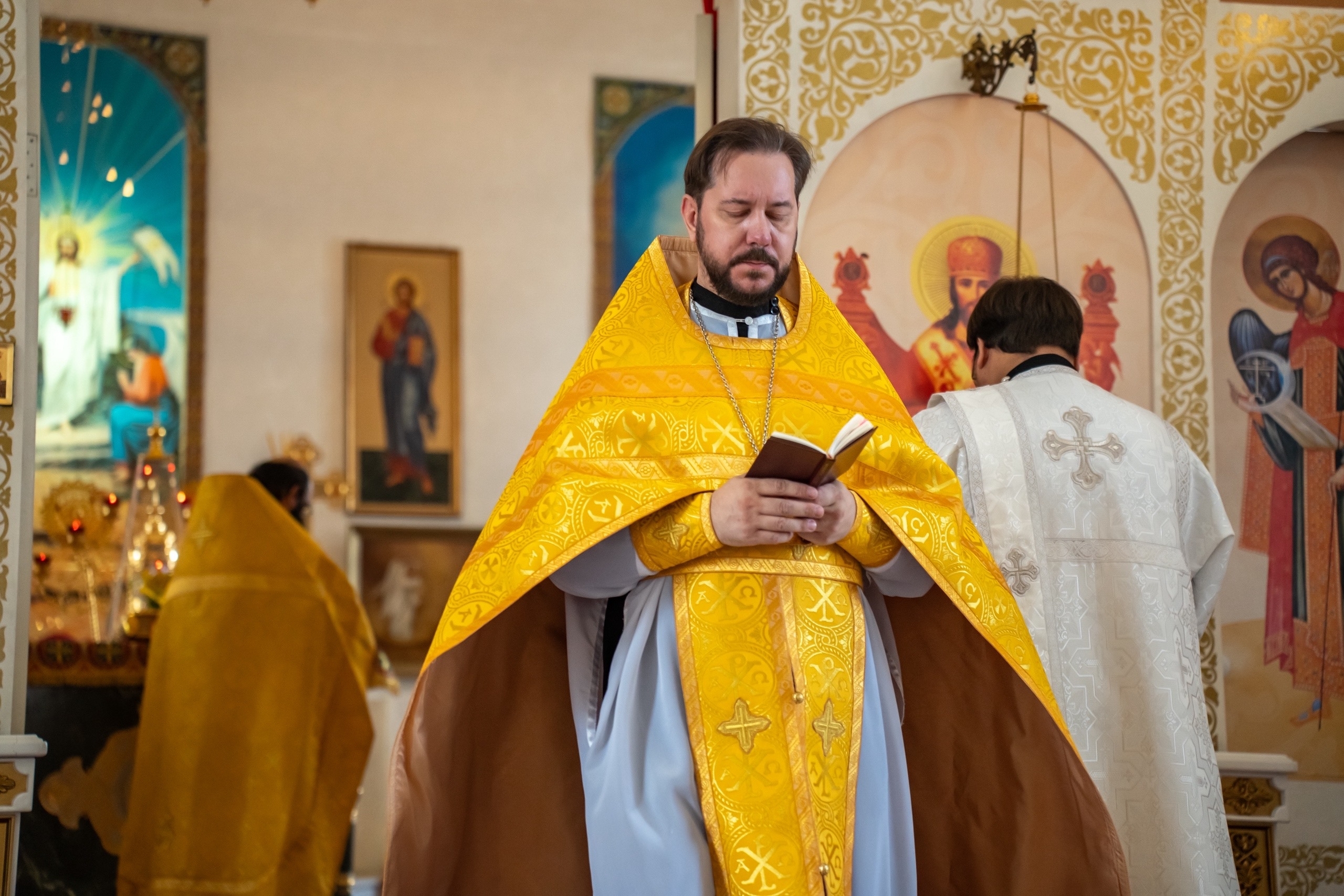 Литургия в Неделю 7-ую по Пятидесятнице. Диаконская хиротония Александра Мысливчука