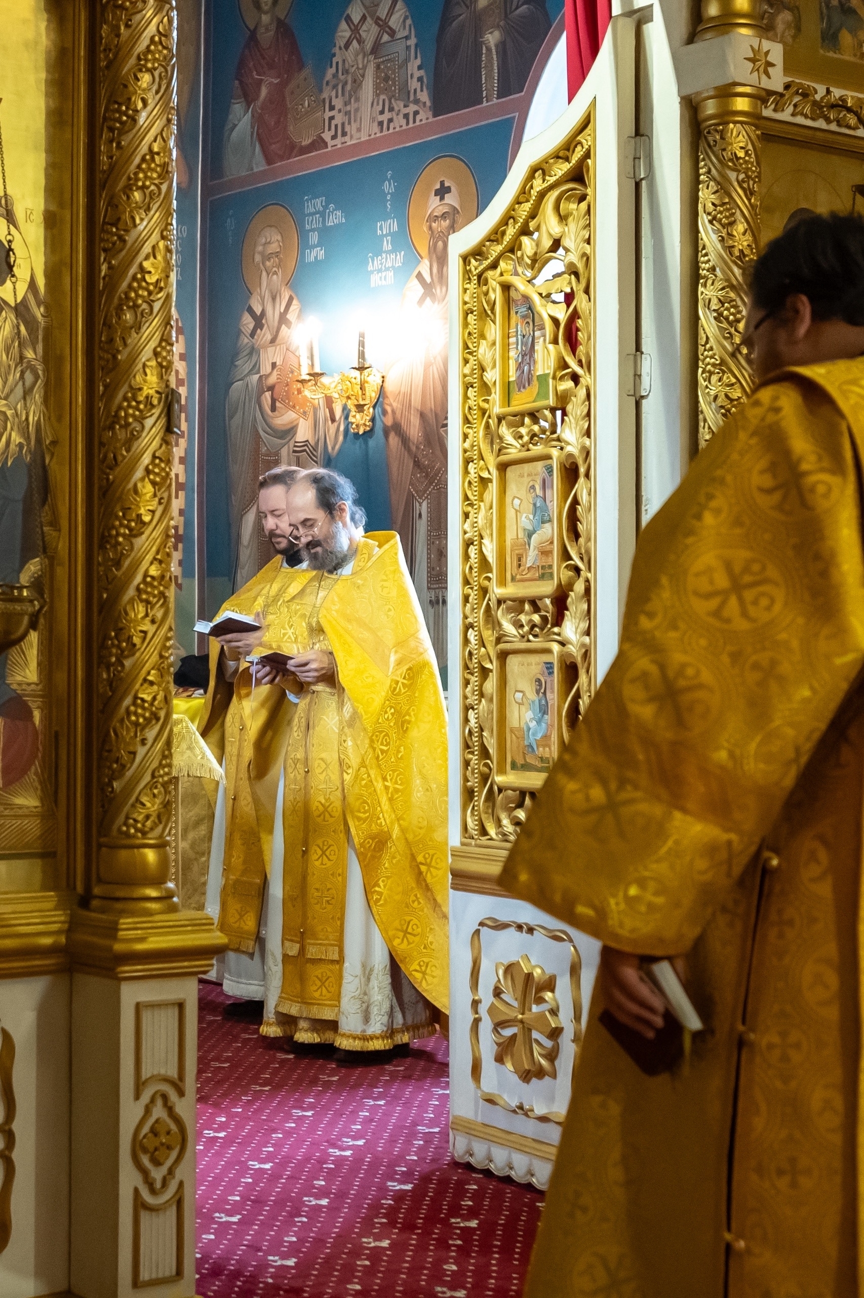 Литургия в среду 7-ой Недели по Пятидесятнице, сщмч. Панкратия в Серафимовском кафедральном соборе