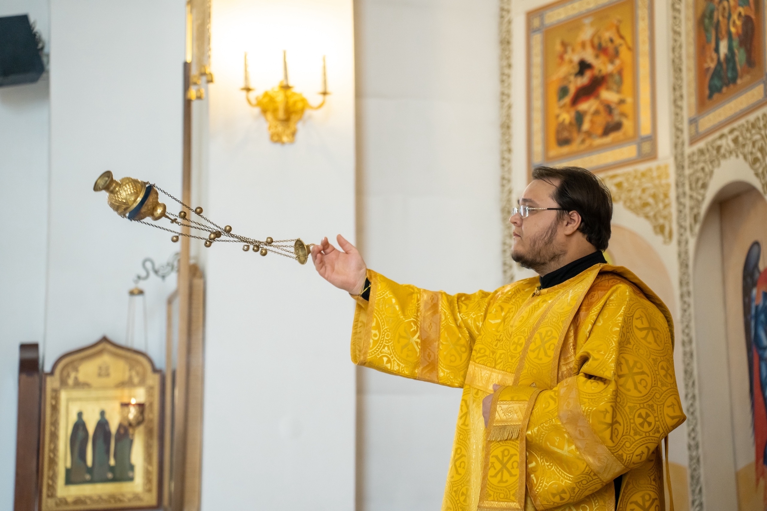 Всенощное бдение в канун Недели 8-ой по Пятидесятнице, святых Отцов шести Вселенских соборов