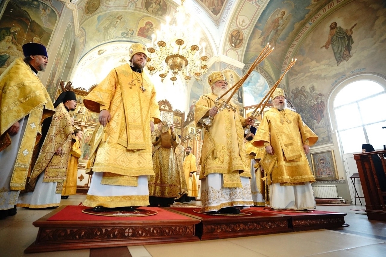 Литургия в Свято-Казанском женском монастыре г.Троицка