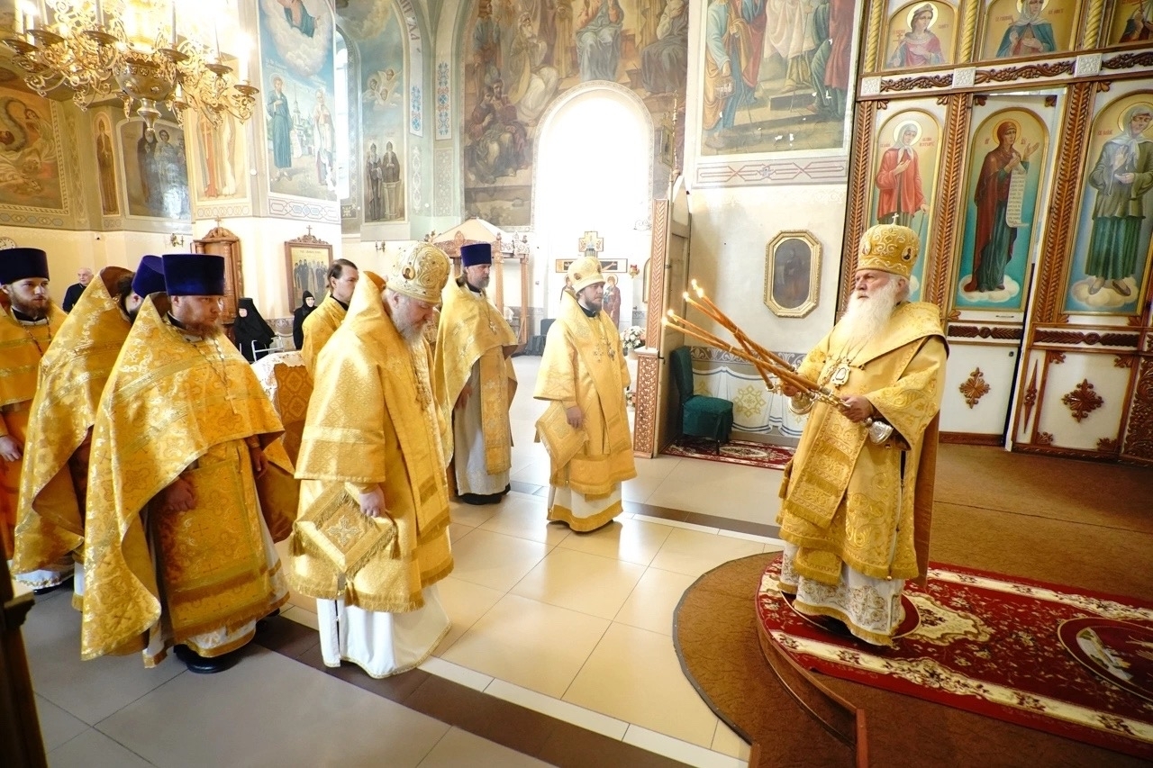 Литургия в Свято-Казанском женском монастыре г.Троицка