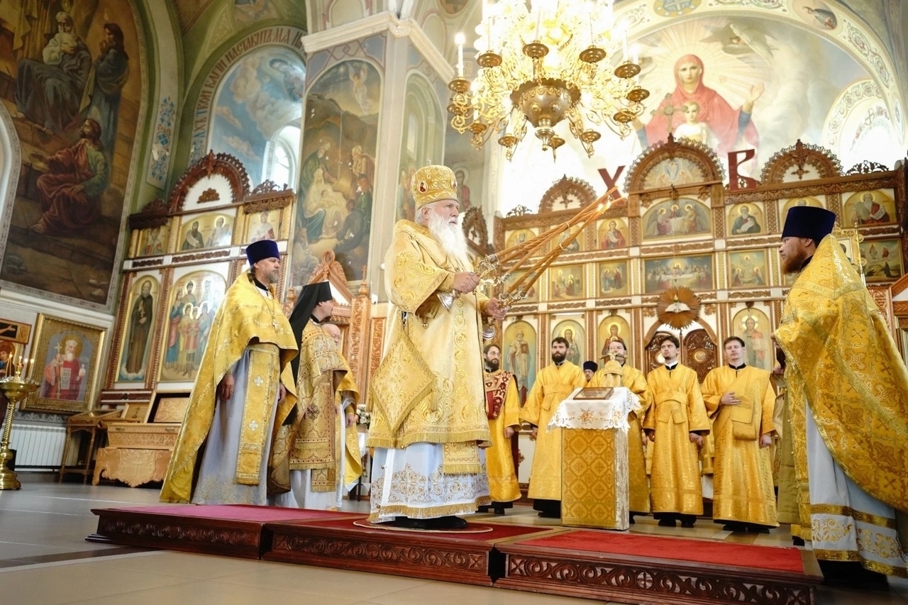 Литургия в Свято-Казанском женском монастыре г.Троицка
