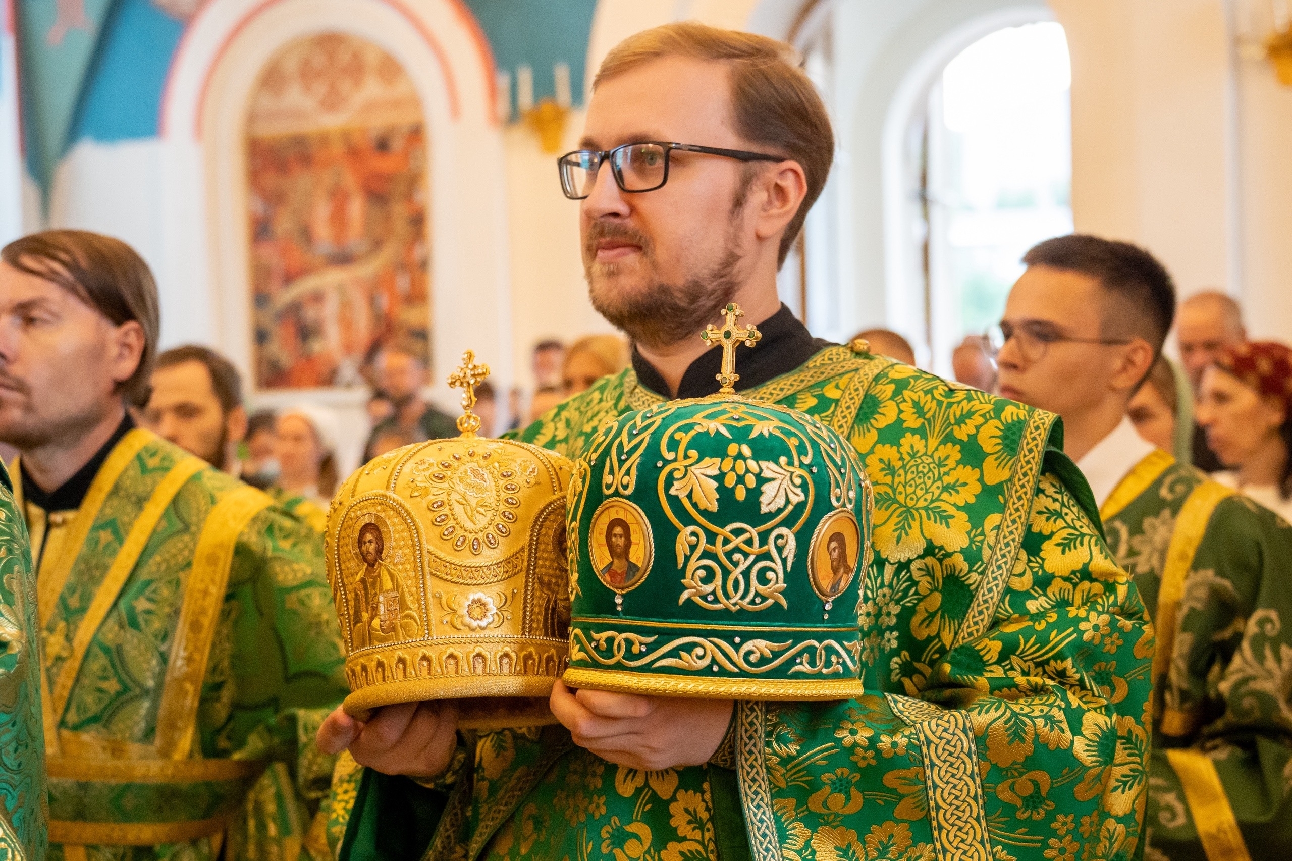 Всенощное бдение престольного праздника в Серафимовском кафедральном соборе