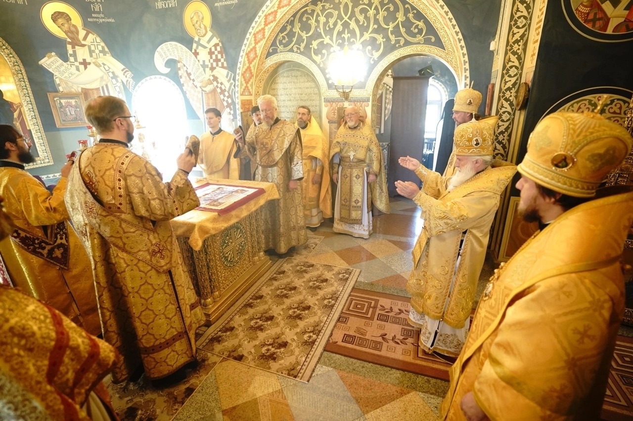 Литургия в храме свт. Иоанна Златоуста г. Карабаш