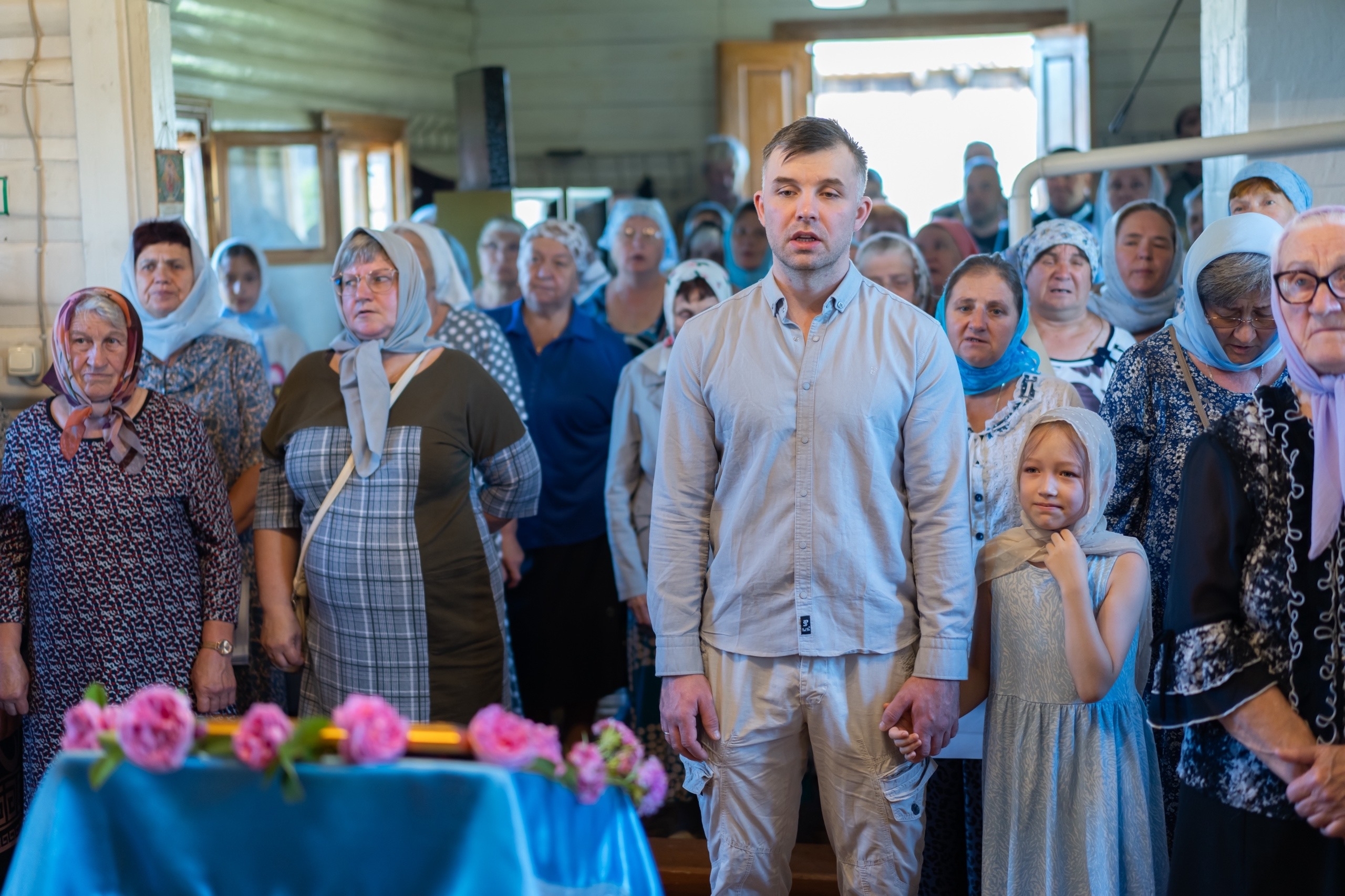Литургия в храме Владимирской иконы Божией Матери