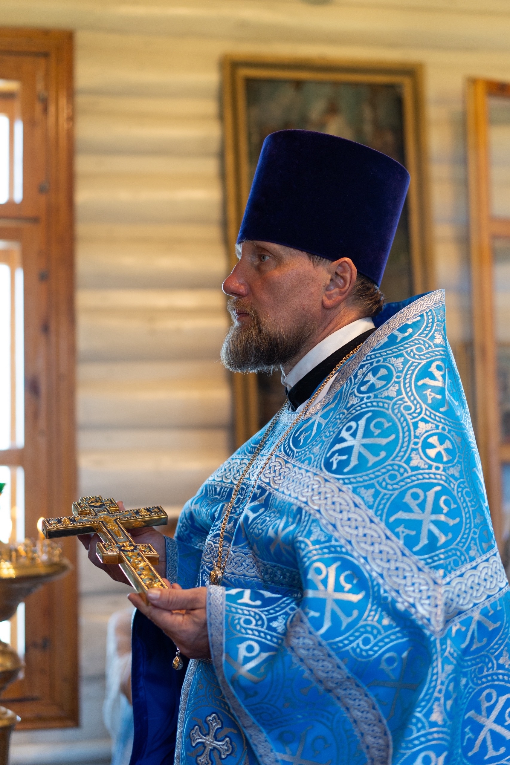 Литургия в храме Владимирской иконы Божией Матери