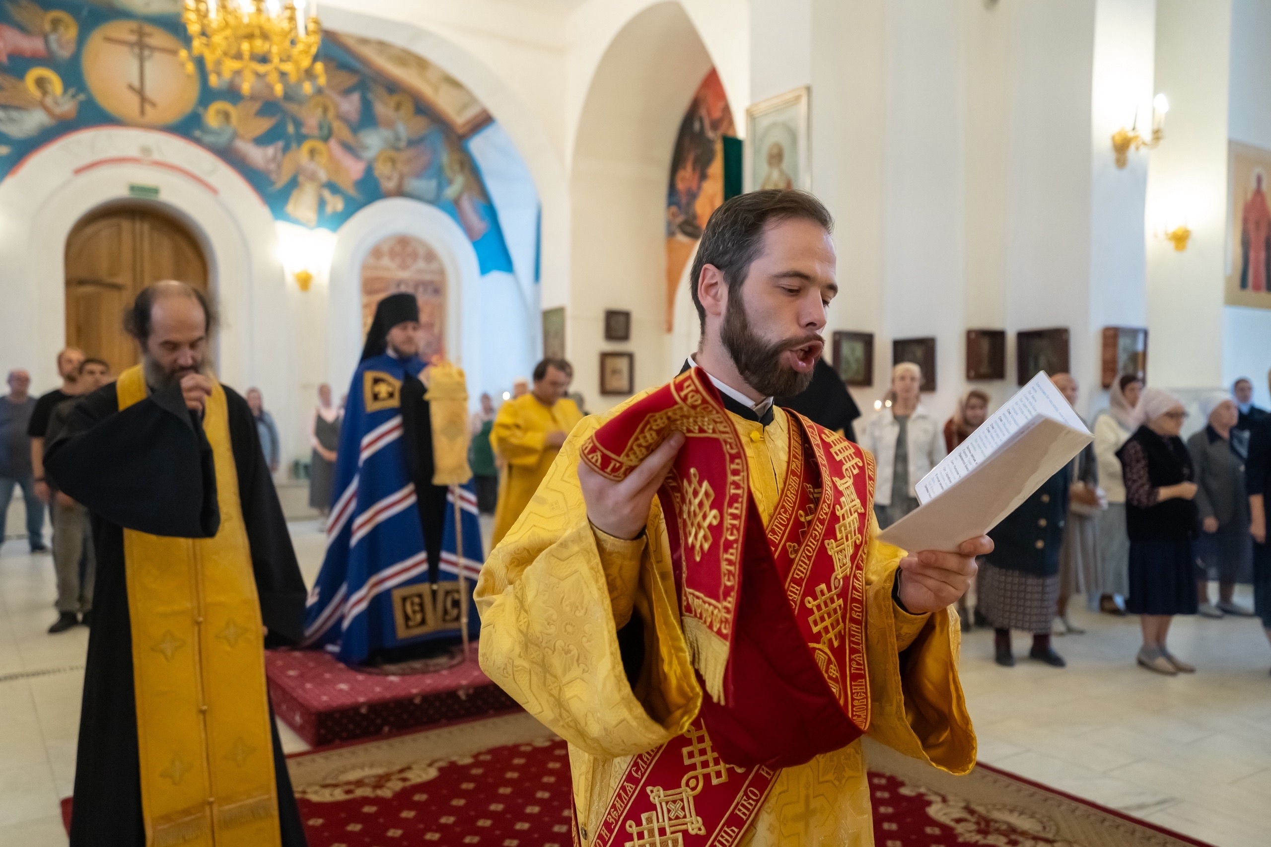 Всенощное бдение в канун Недели 11-ой по Пятидесятнице, прп. Антония Римлянина, Новгородского чудотворца