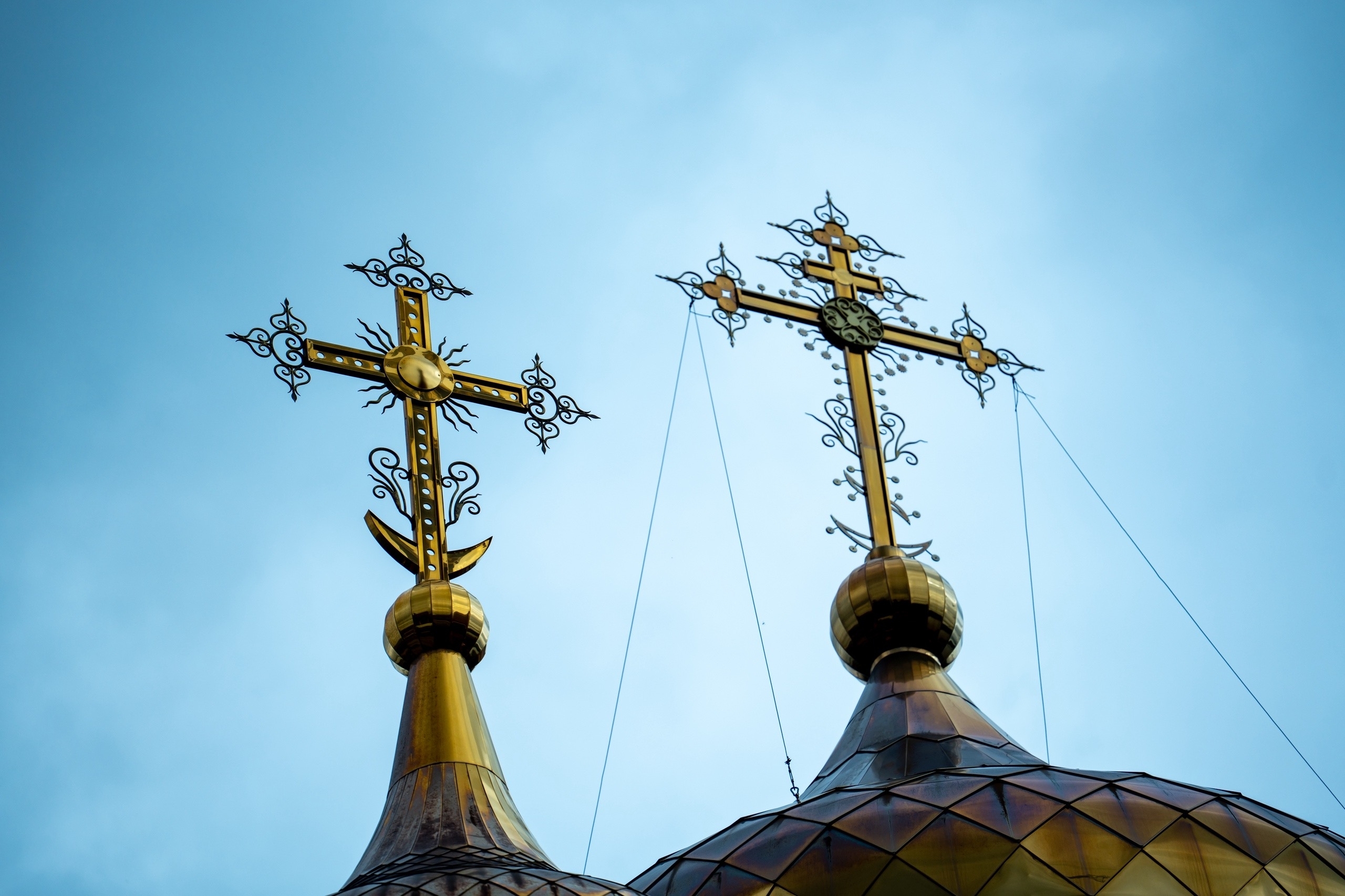 Всенощное бдение в канун Преображения господня в Никольском соборном храме г. Сатка