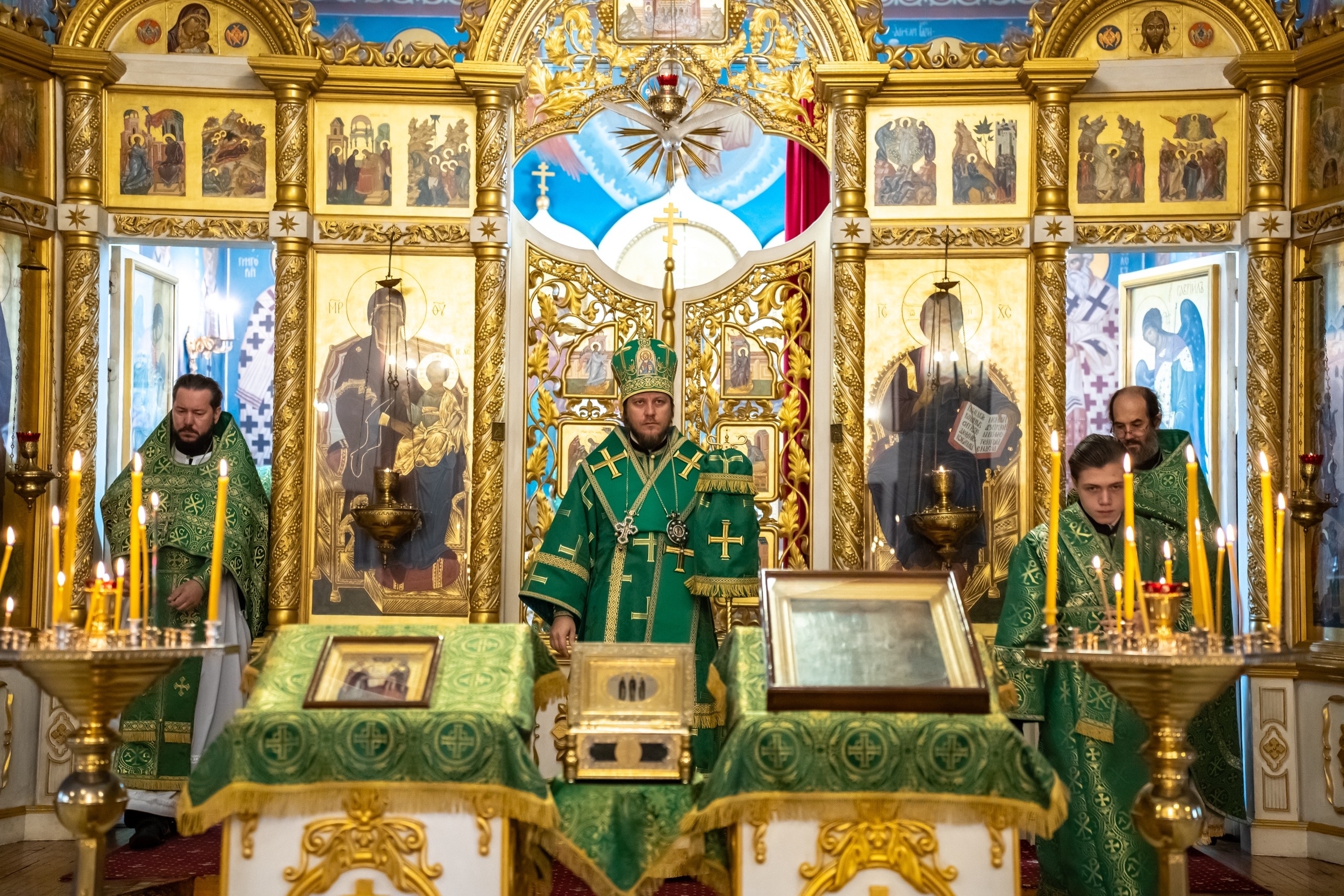 Литургия в пятницу 12-й седмицы по Пятидесятнице, прпп. Зосимы, Савватия и Германа Соловецких