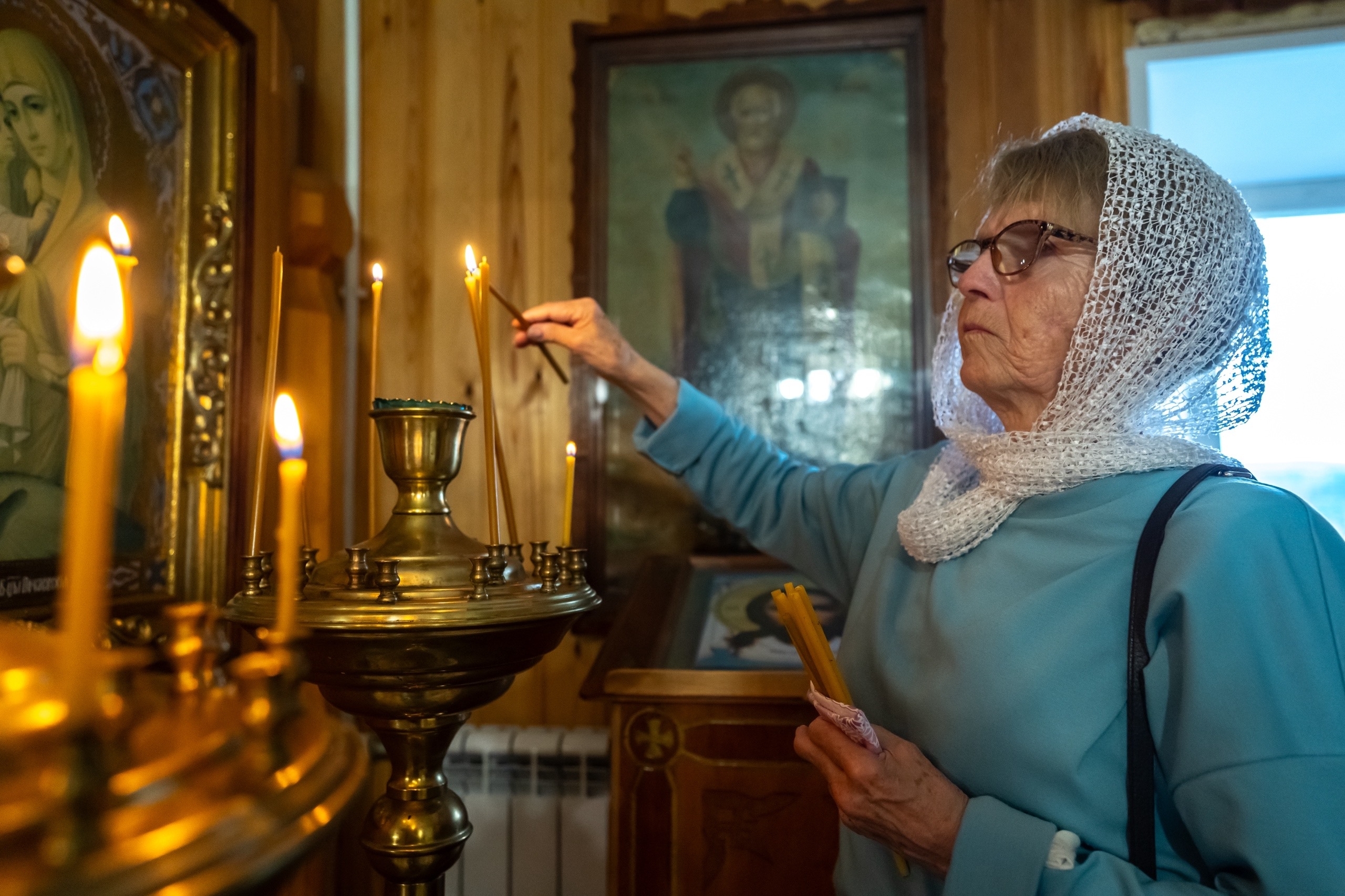 Литургия в Неделю 12-ю по Пятидесятнице, сщмчч. архидиакона Лаврентия в Сергиевском храме Воскресенского мужского монастыря п. Иструть