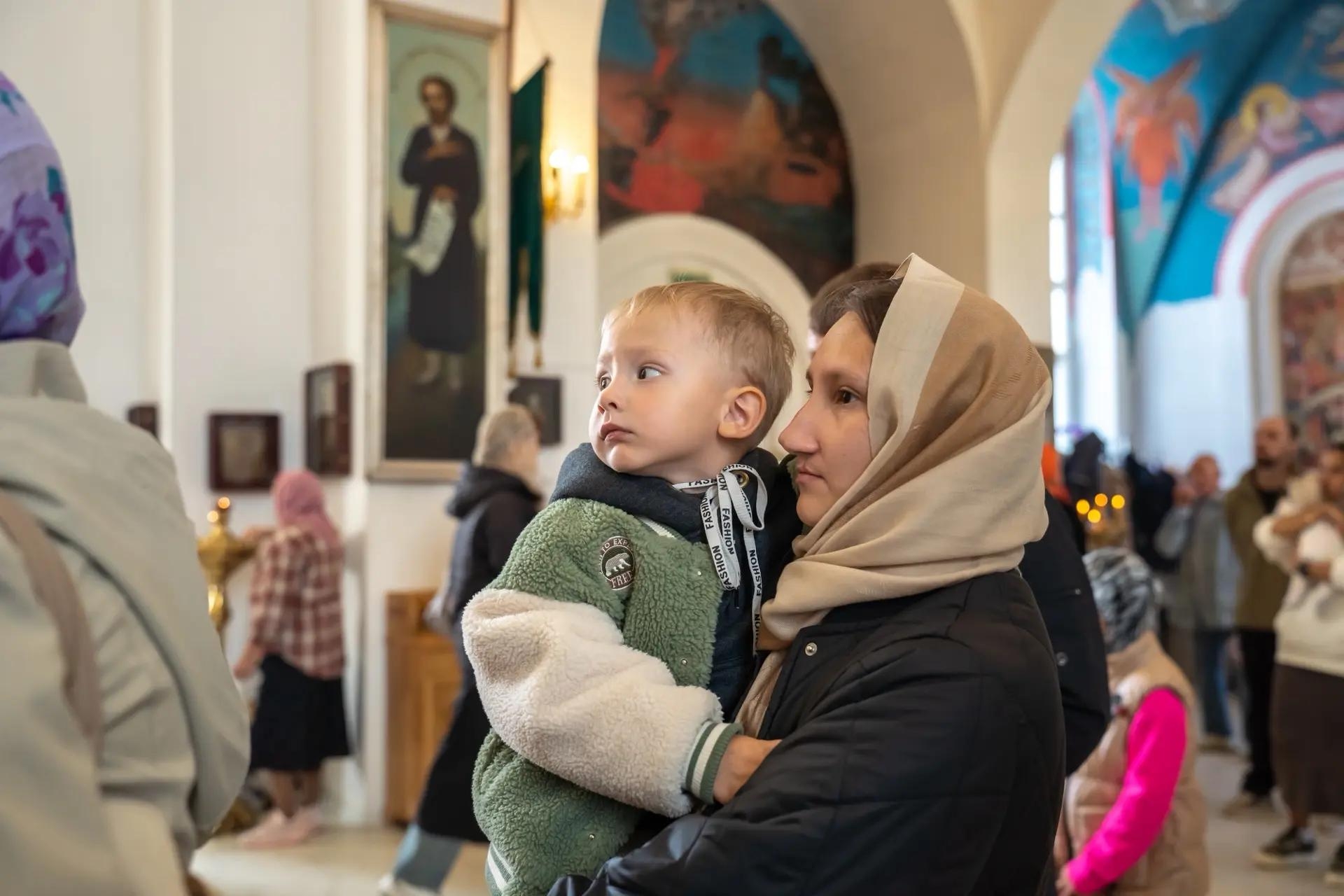 Литургия в Неделю 13-ю по Пятидесятнице, сщмч. Мирона Кизического