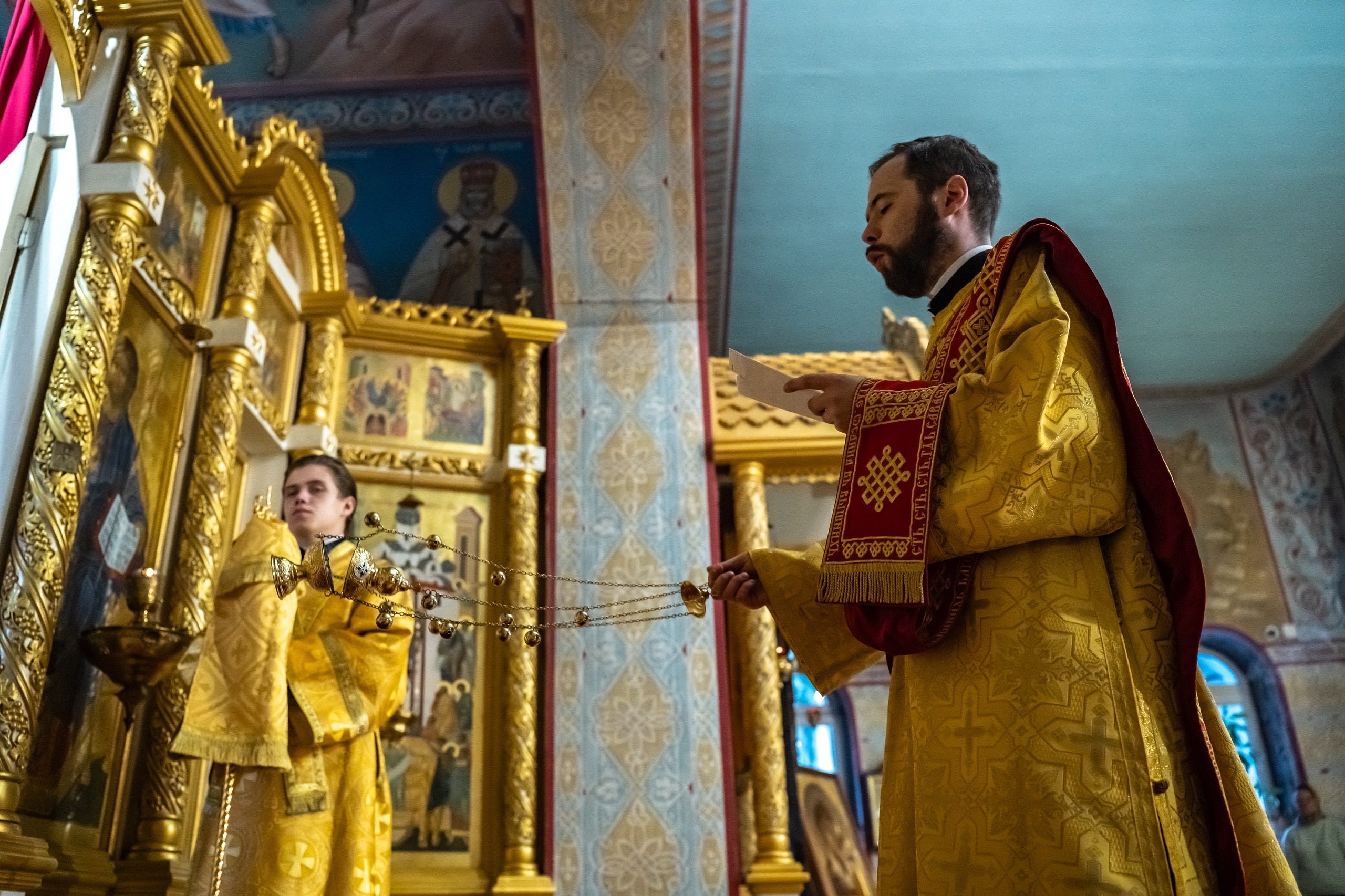 Литургия во вторник 9-ой Недели по Пятидесятнице, мироносицы равноап. Марии Магдалины