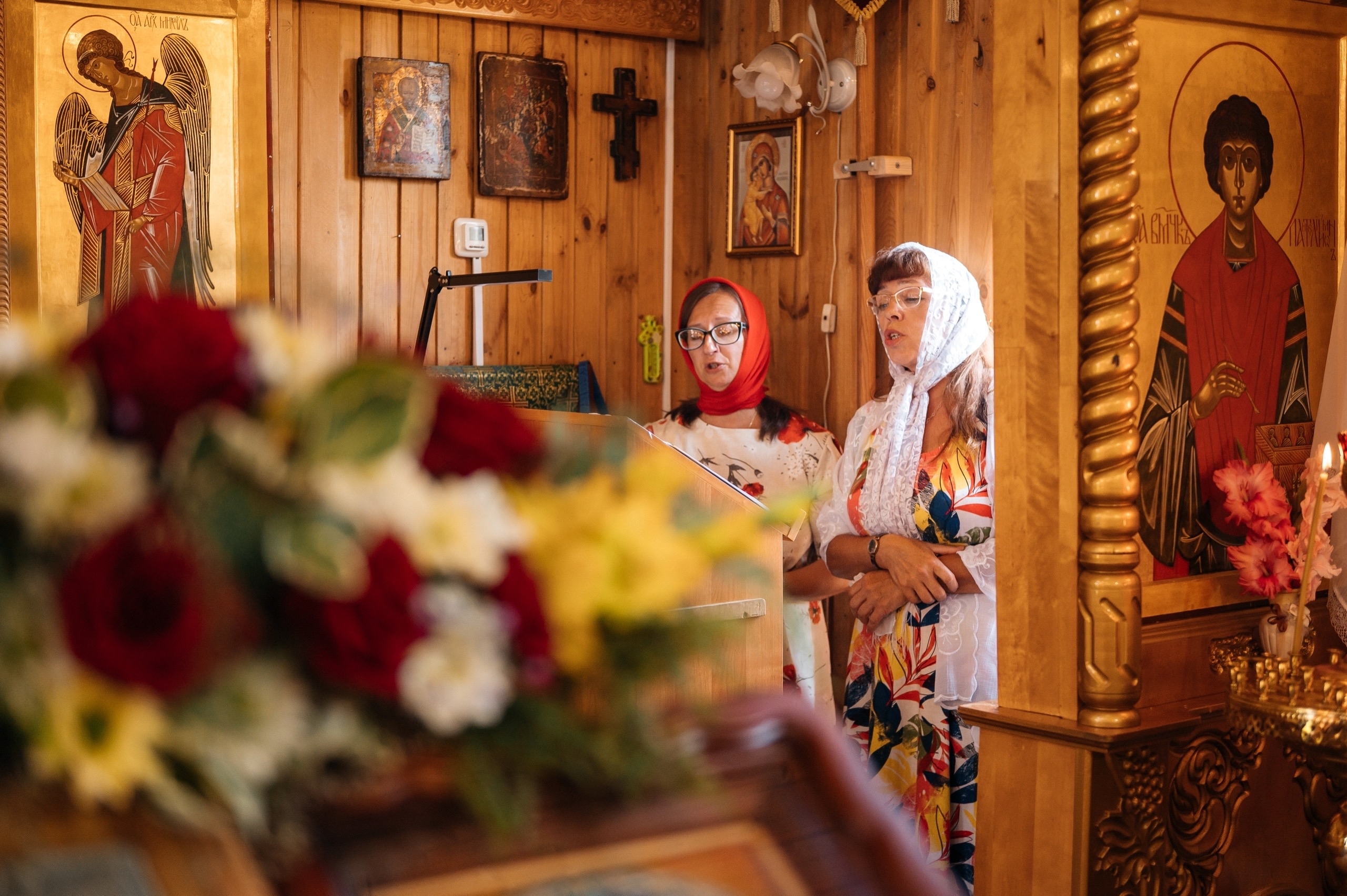 Всенощное бдение в Пантелеимоновском храме г. Юрюзань