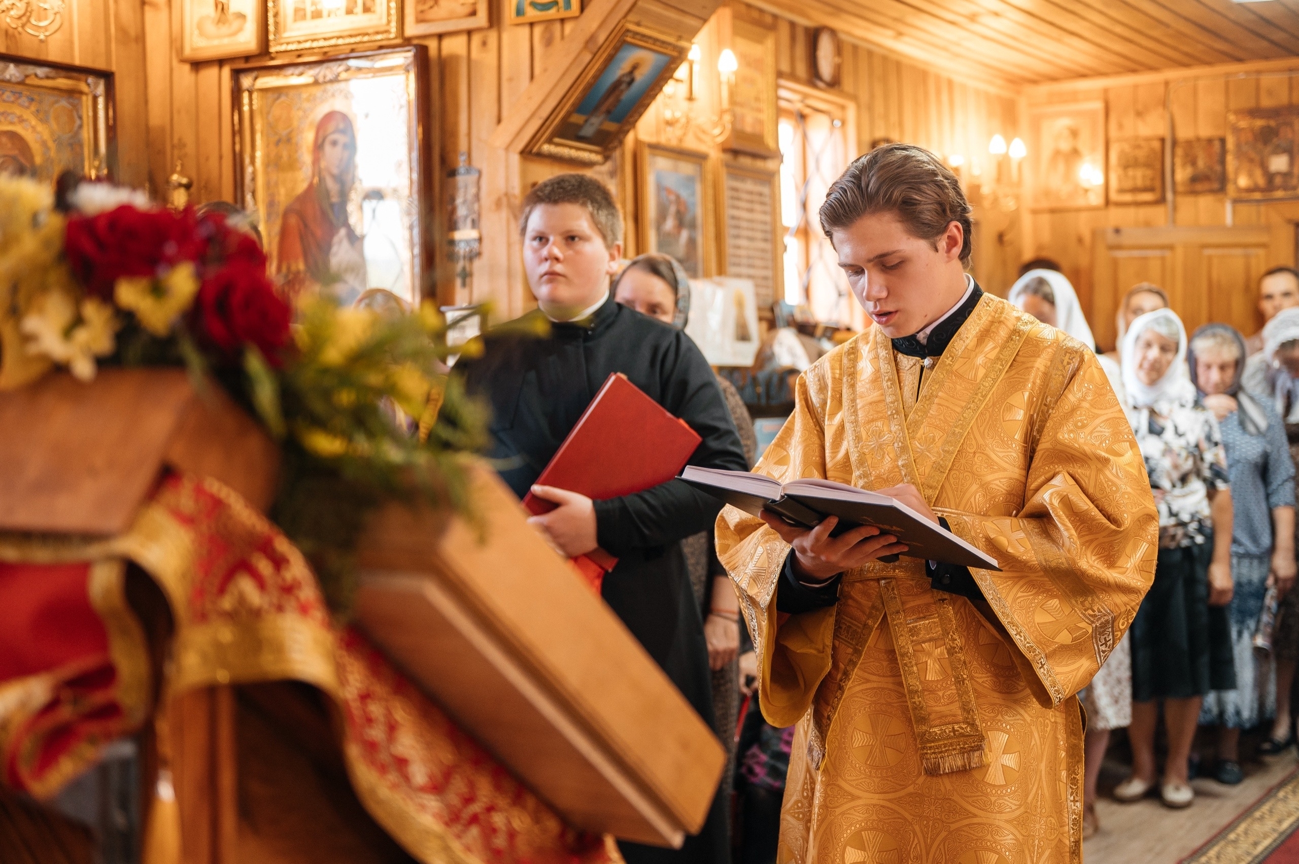 Всенощное бдение в Пантелеимоновском храме г. Юрюзань