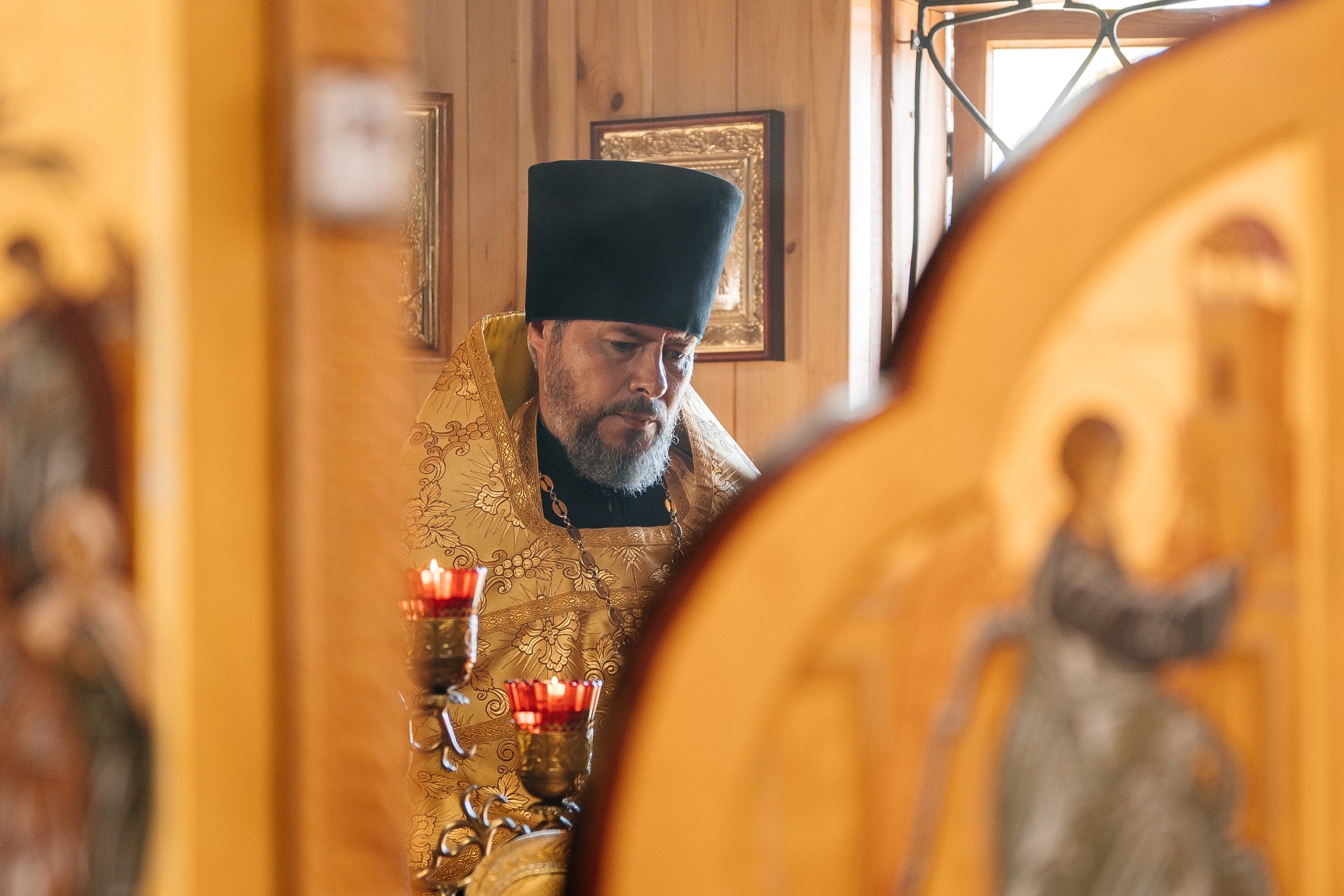 Всенощное бдение в Пантелеимоновском храме г. Юрюзань