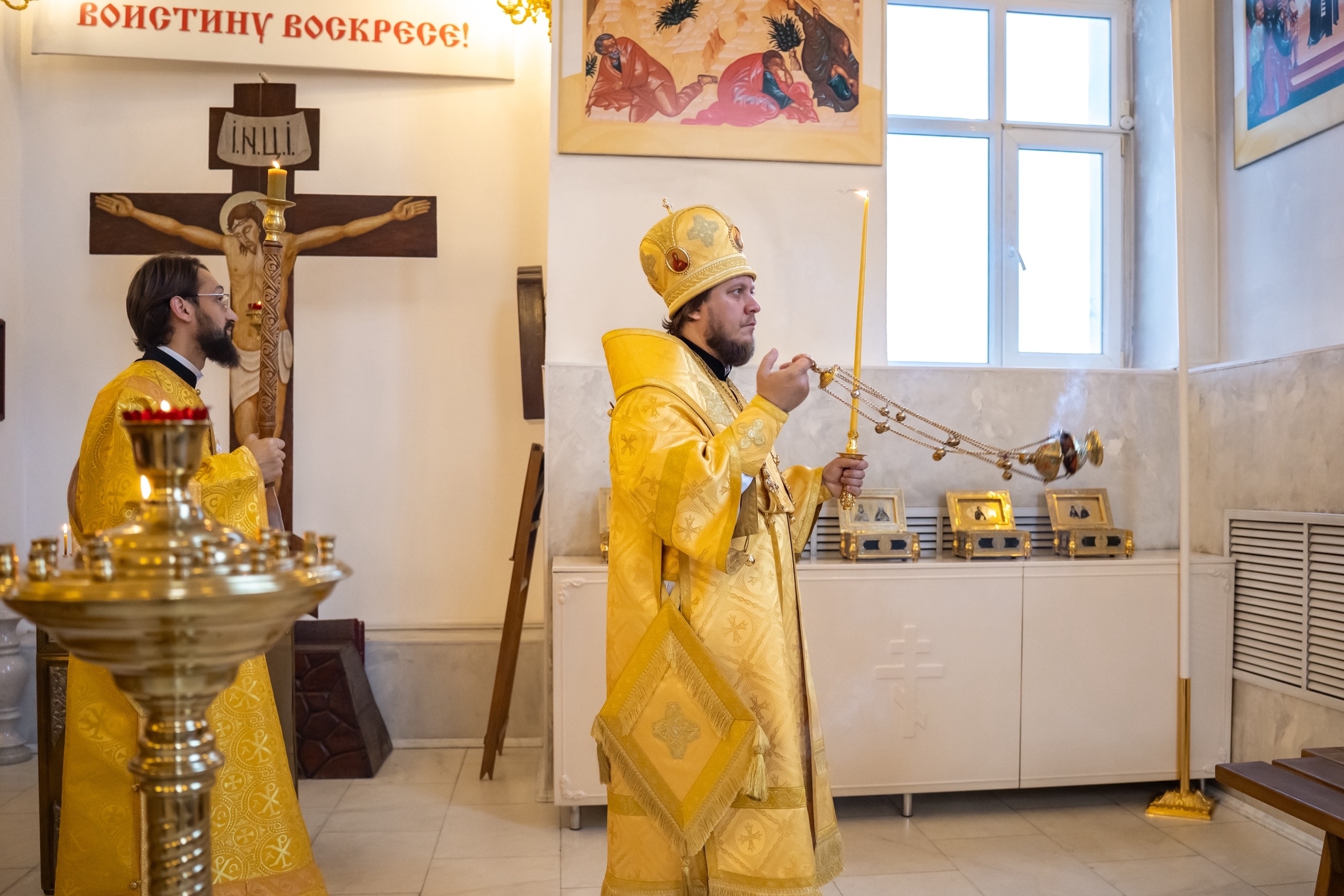 Всенощное бдение в канун Недели 15-й по Пятидесятнице, блгвв. кнн. Петра и Февронии Муромских