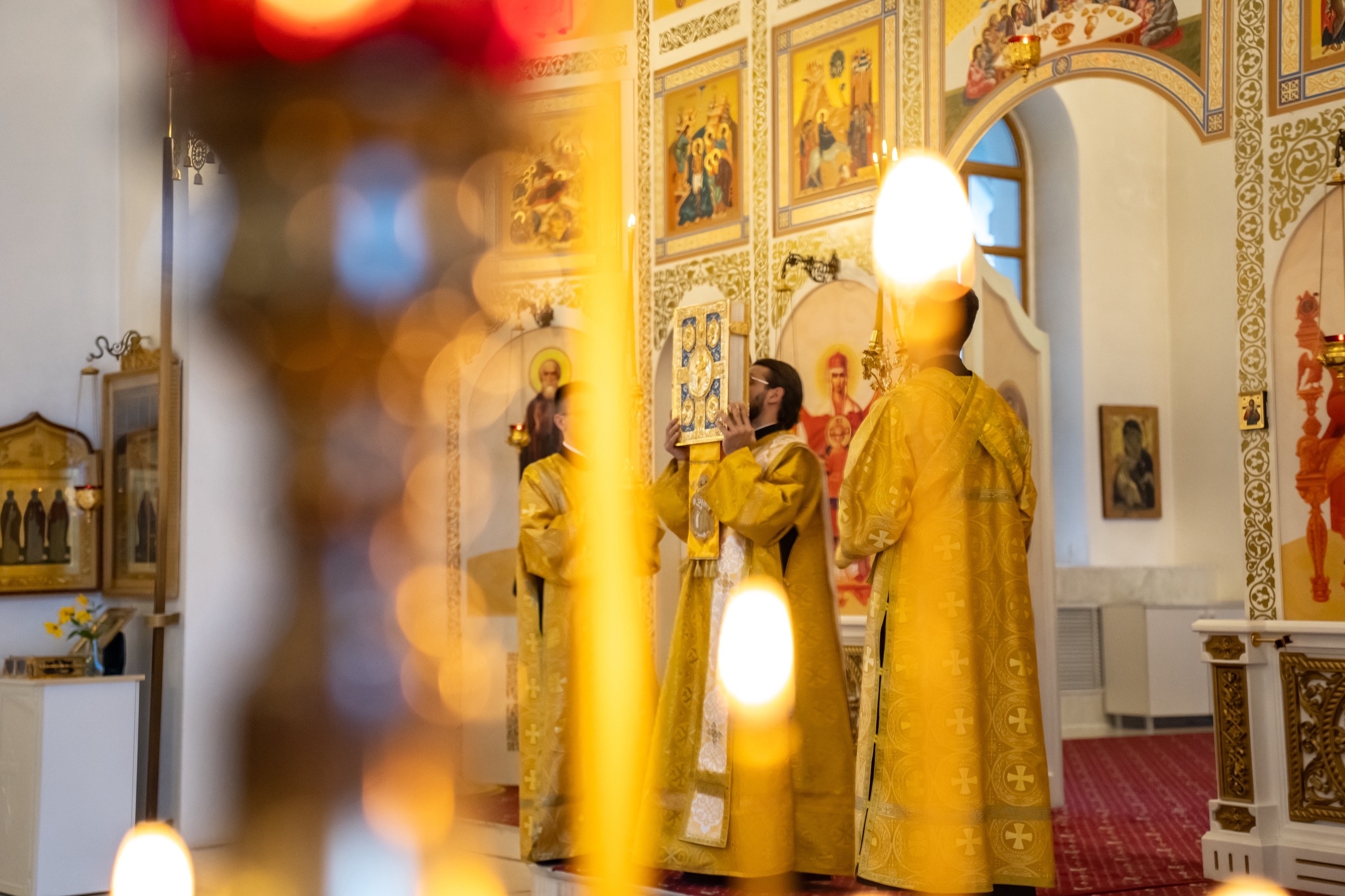 Всенощное бдение в канун Недели 15-й по Пятидесятнице, блгвв. кнн. Петра и Февронии Муромских