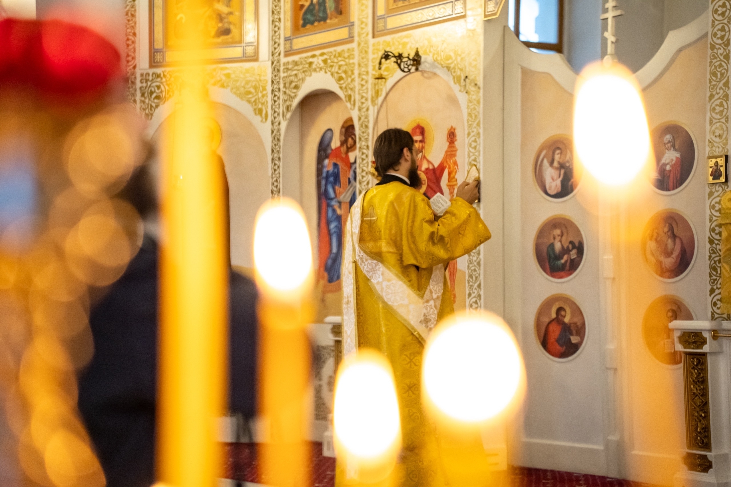 Всенощное бдение в канун Недели 15-й по Пятидесятнице, блгвв. кнн. Петра и Февронии Муромских
