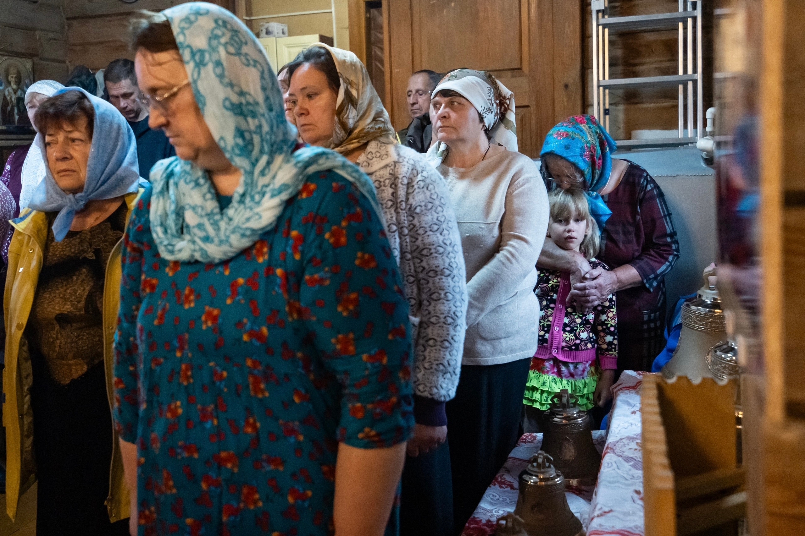 Литургия в Неделю 15-ю по Пятидесятнице, блгвв. кнн. Петра и Февронии Муромских в Петропавловском храме с. Петропавловка