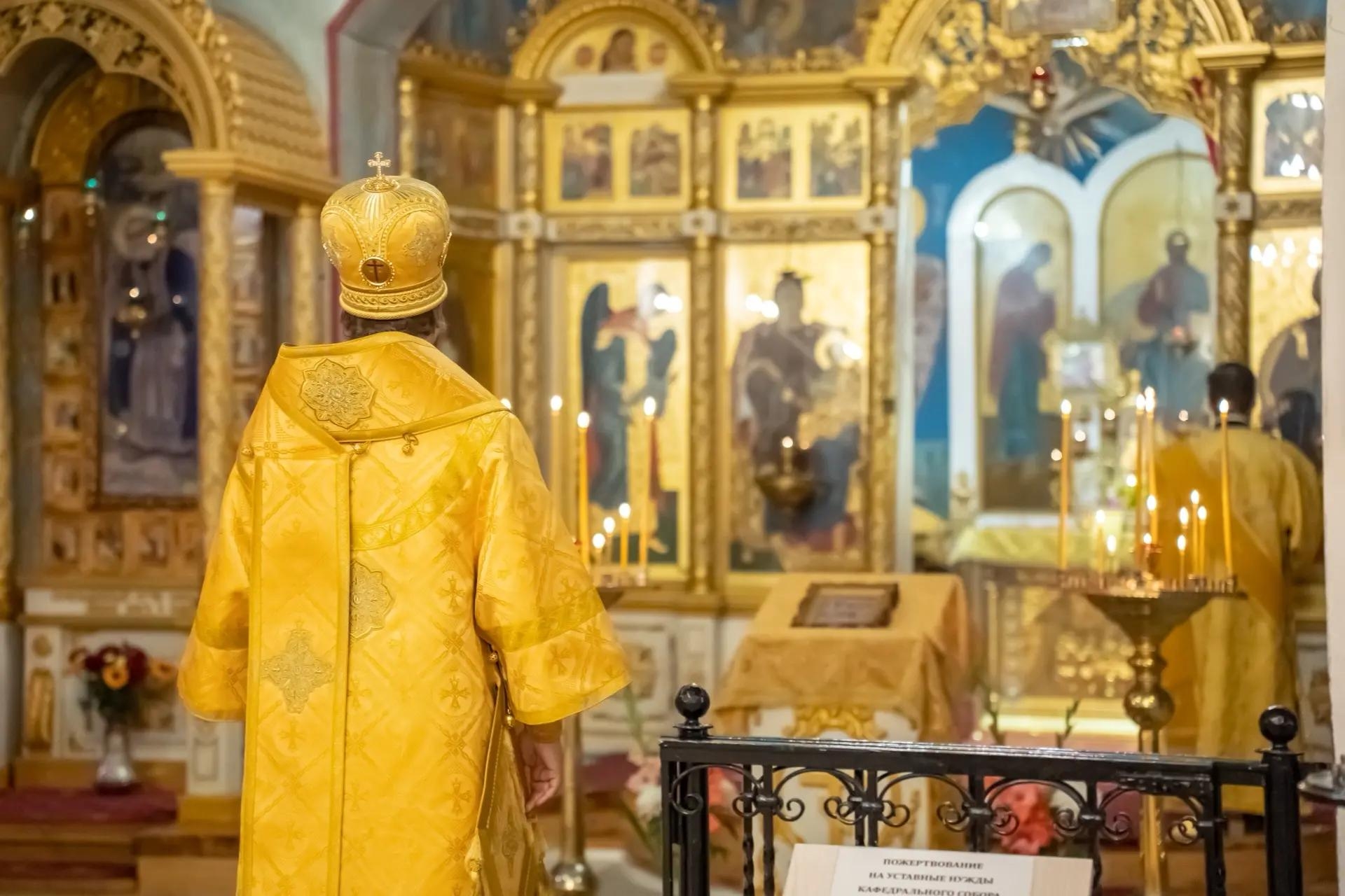 Литургия в понедельник 16-й седмицы по Пятидесятнице, прп. Симеона Столпника и матери его Марфы, начало индикта