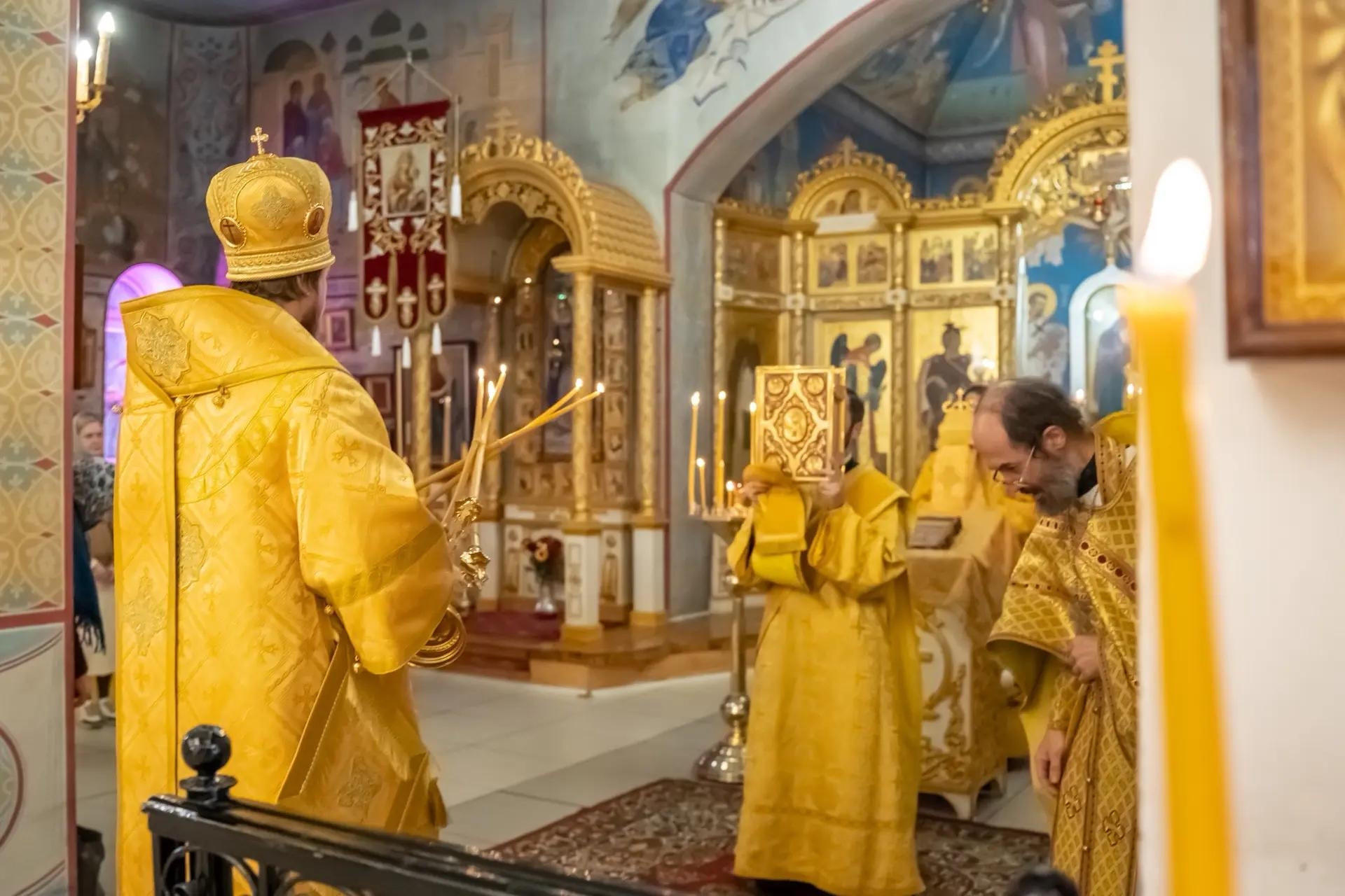Литургия в понедельник 16-й седмицы по Пятидесятнице, прп. Симеона Столпника и матери его Марфы, начало индикта