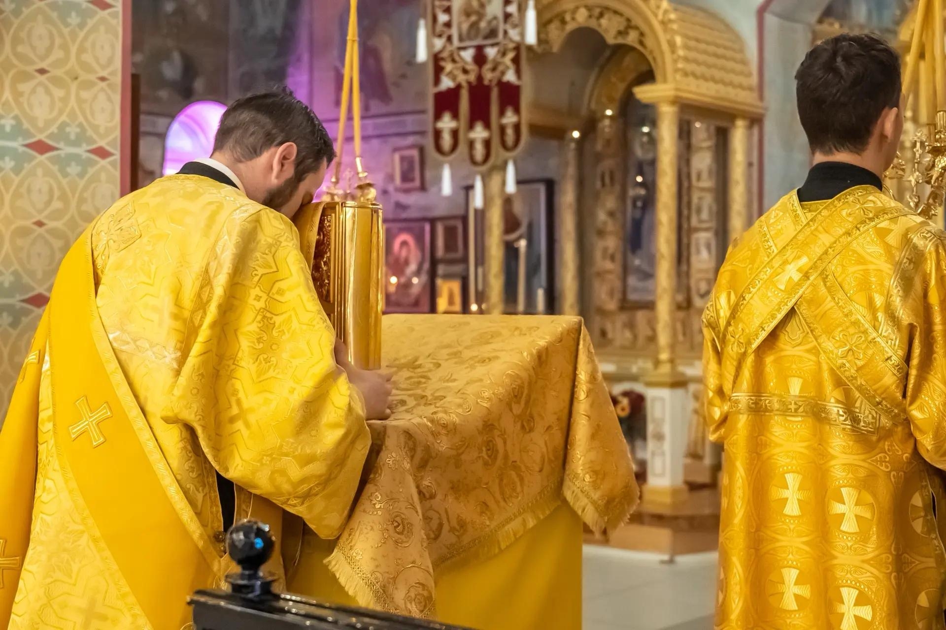 Литургия в понедельник 16-й седмицы по Пятидесятнице, прп. Симеона Столпника и матери его Марфы, начало индикта