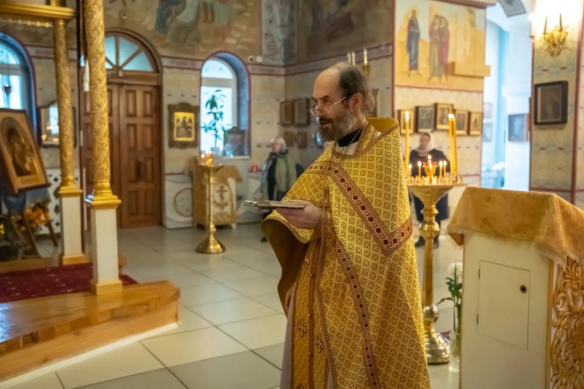 Литургия в понедельник 16-й седмицы по Пятидесятнице, прп. Симеона Столпника и матери его Марфы, начало индикта