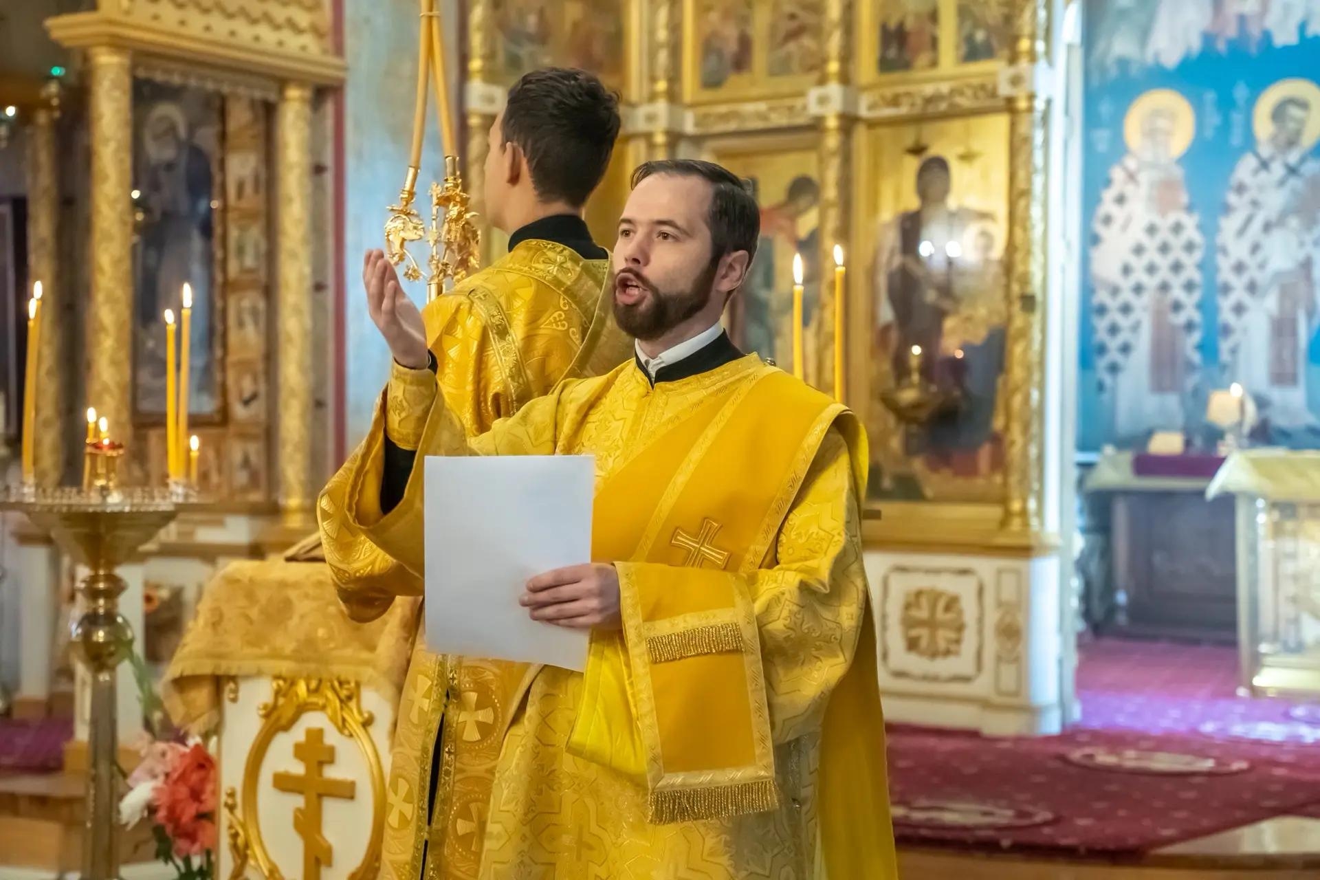 Литургия в понедельник 16-й седмицы по Пятидесятнице, прп. Симеона Столпника и матери его Марфы, начало индикта