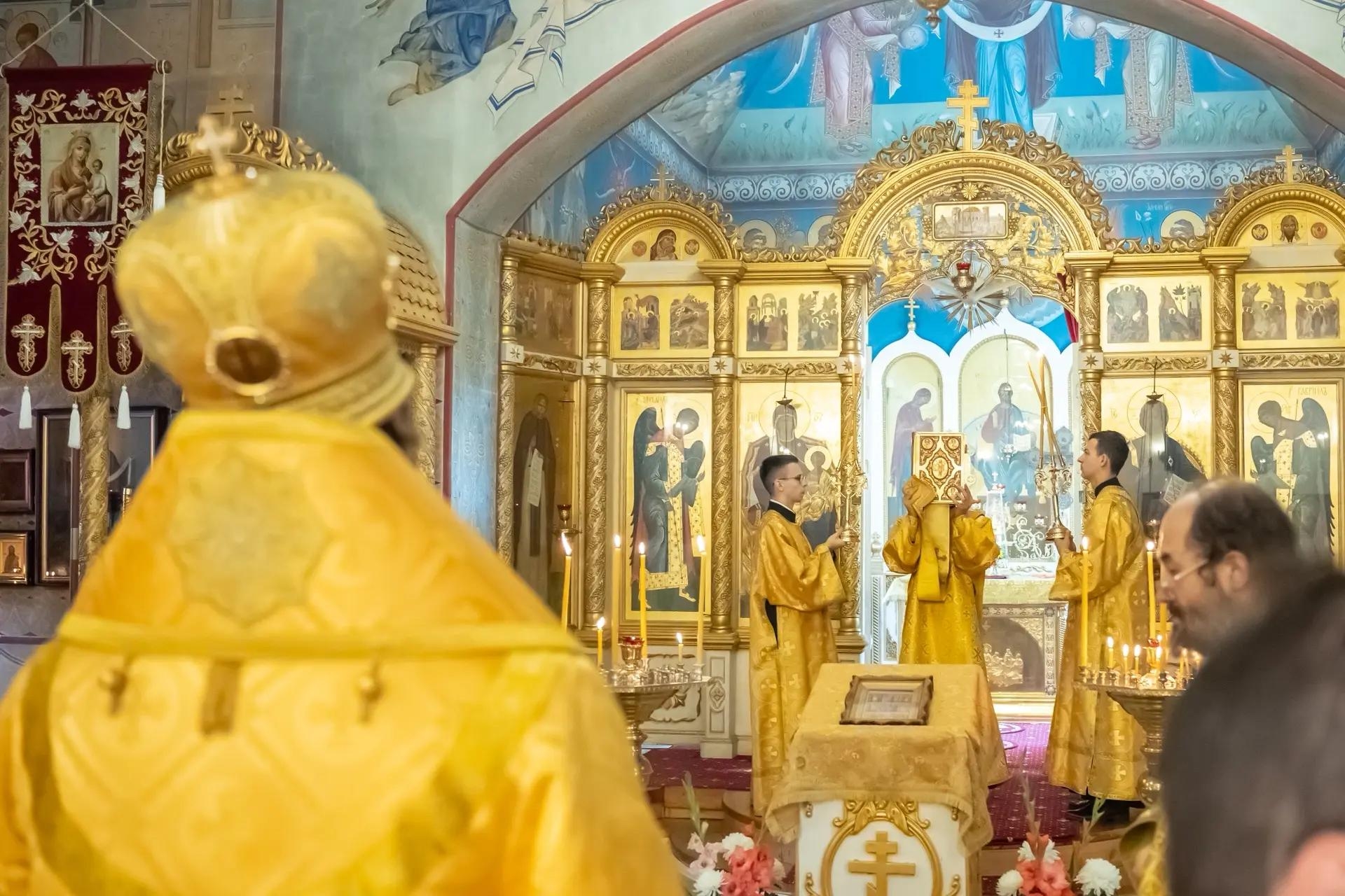 Литургия в понедельник 16-й седмицы по Пятидесятнице, прп. Симеона Столпника и матери его Марфы, начало индикта