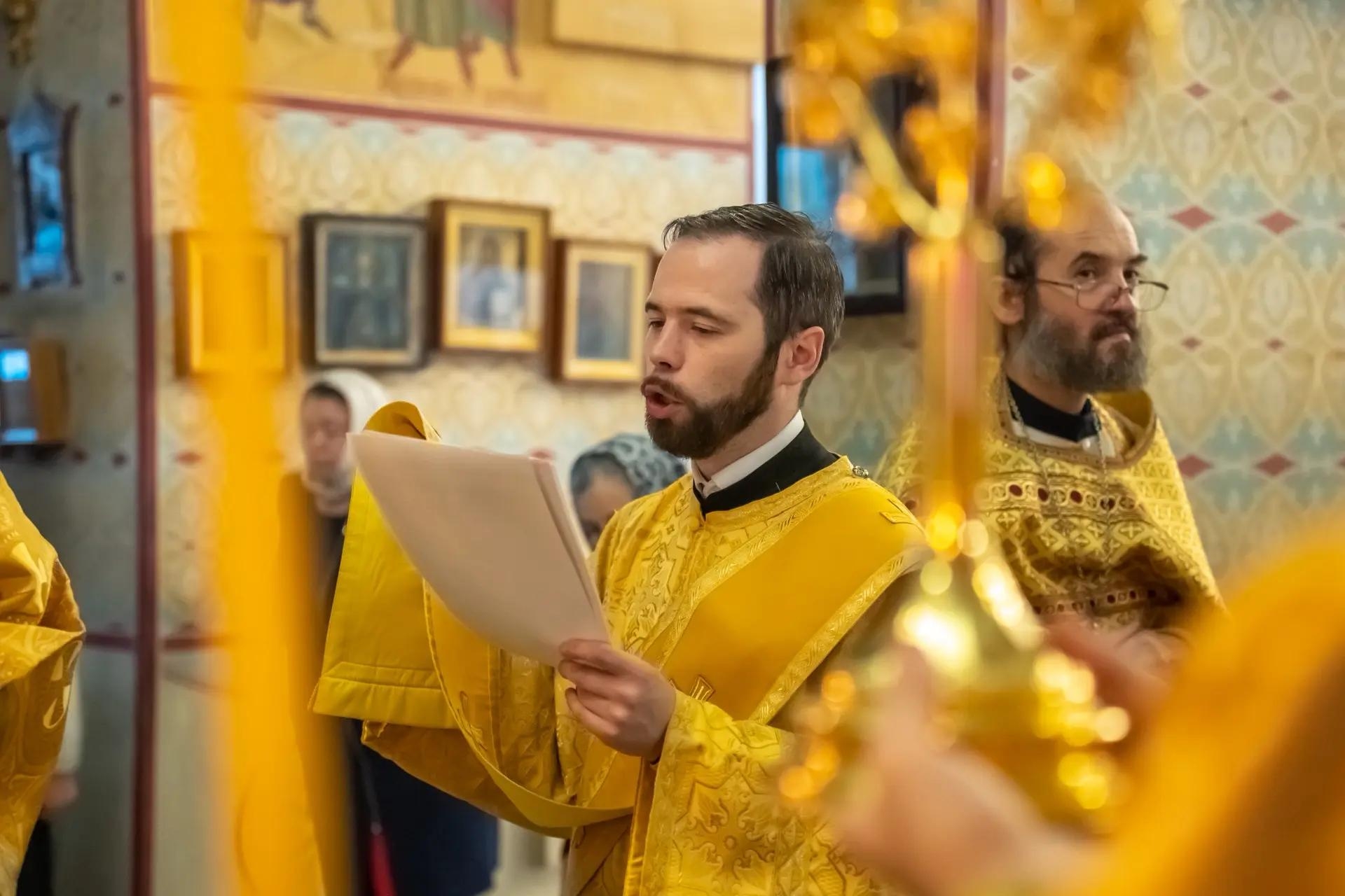 Литургия в понедельник 16-й седмицы по Пятидесятнице, прп. Симеона Столпника и матери его Марфы, начало индикта