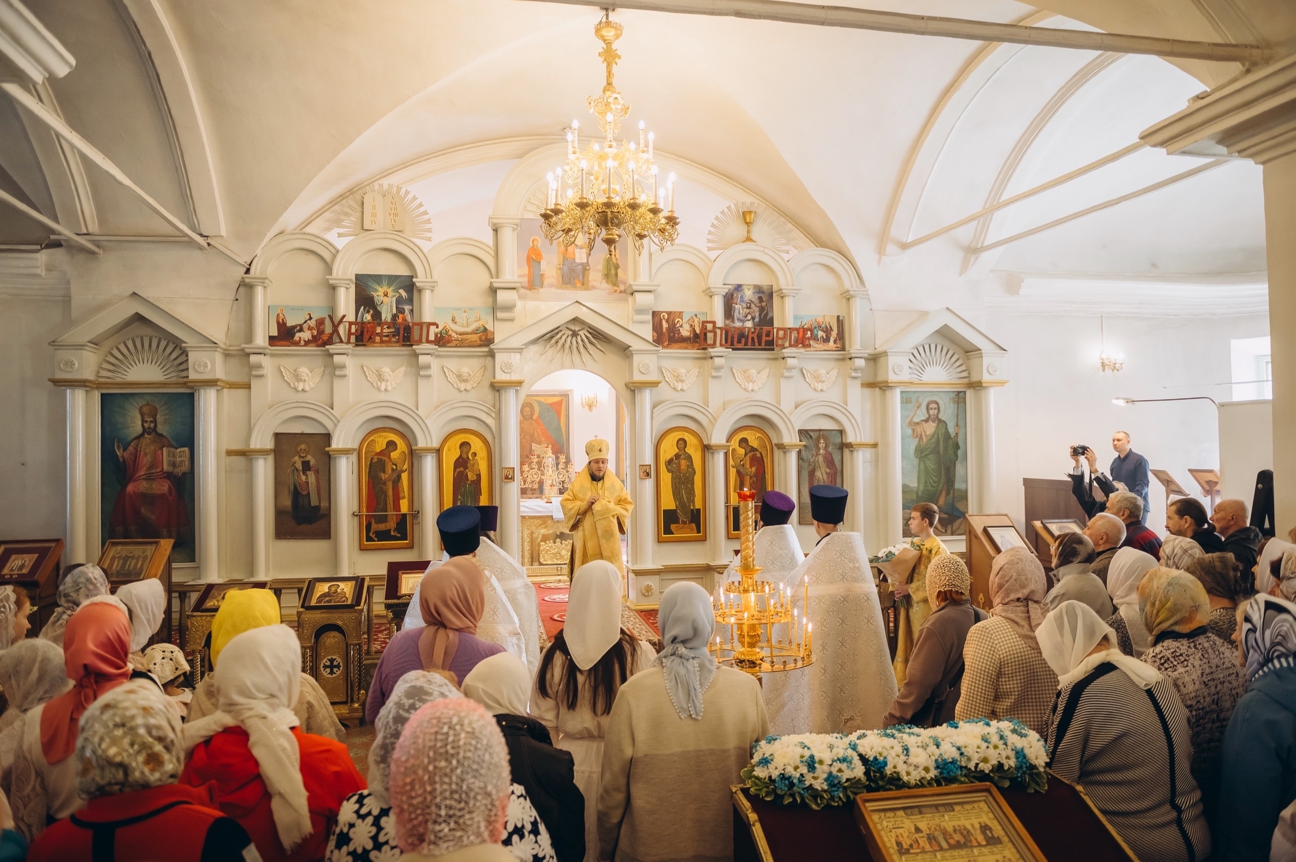 Литургия в субботу 16-й седмицы по Пятидесятнице, воспоминание чуда Архистратига Михаила, бывшего в Хонех в Иоанно-Предтеченском храме г. Катав-Ивановск