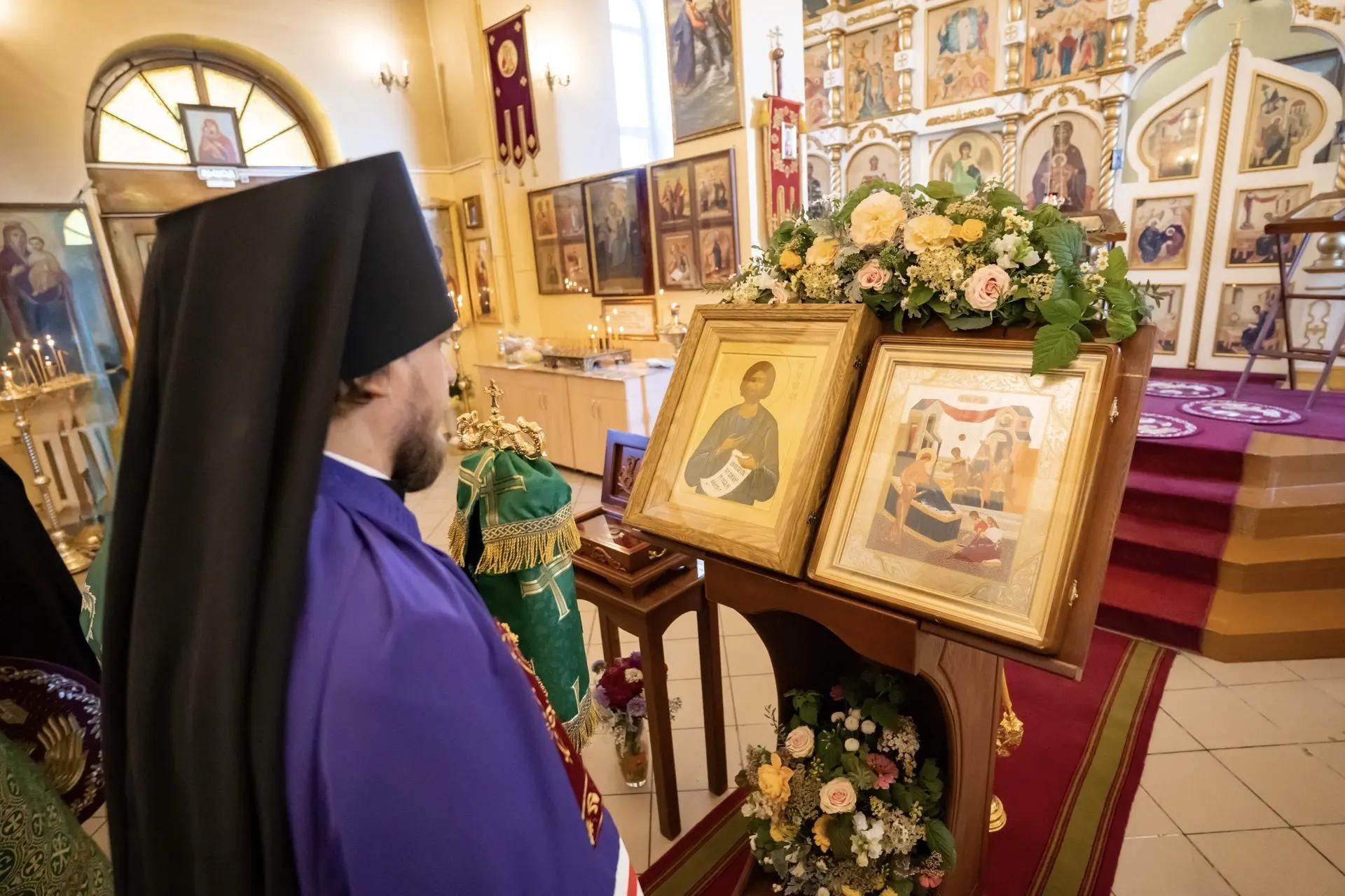 Литургия в пятницу 17-й седмицы по Пятидесятнице, прав. Симеона Верхотурского в Симеоновском храме г. Златоуст