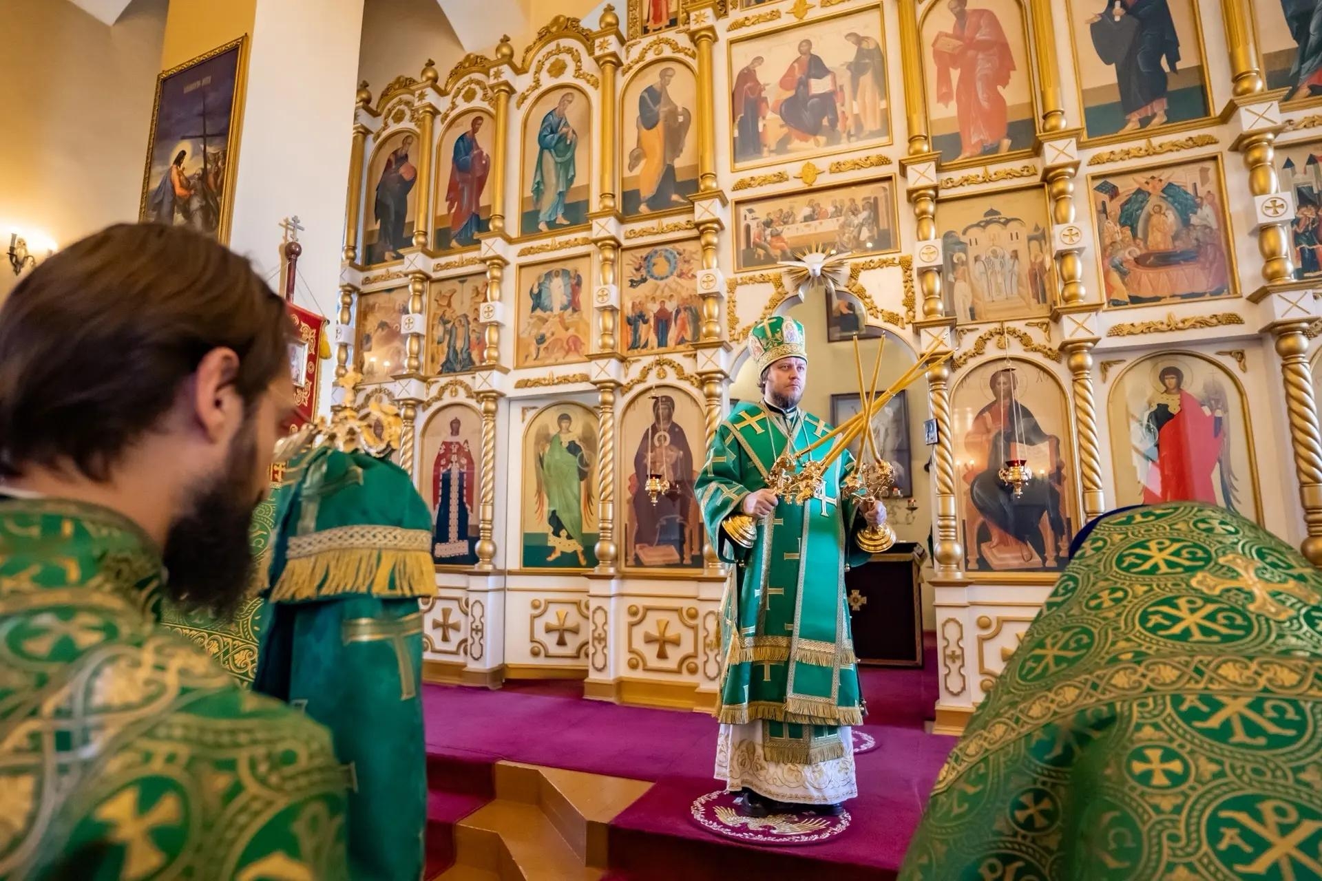 Литургия в пятницу 17-й седмицы по Пятидесятнице, прав. Симеона Верхотурского в Симеоновском храме г. Златоуст